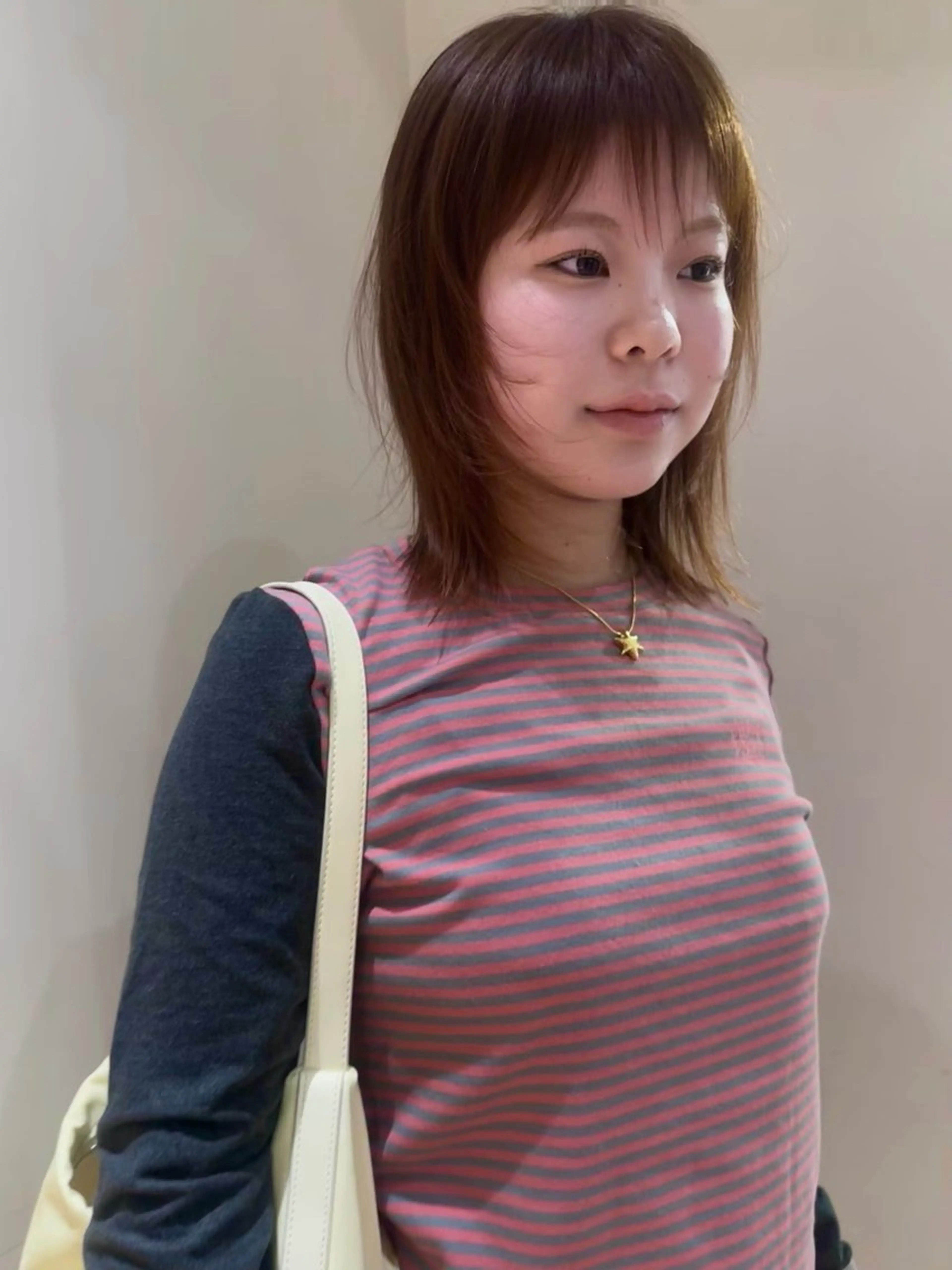 ミディアム カット ヘアカラー hase ／tsunaguのヘアスタイル