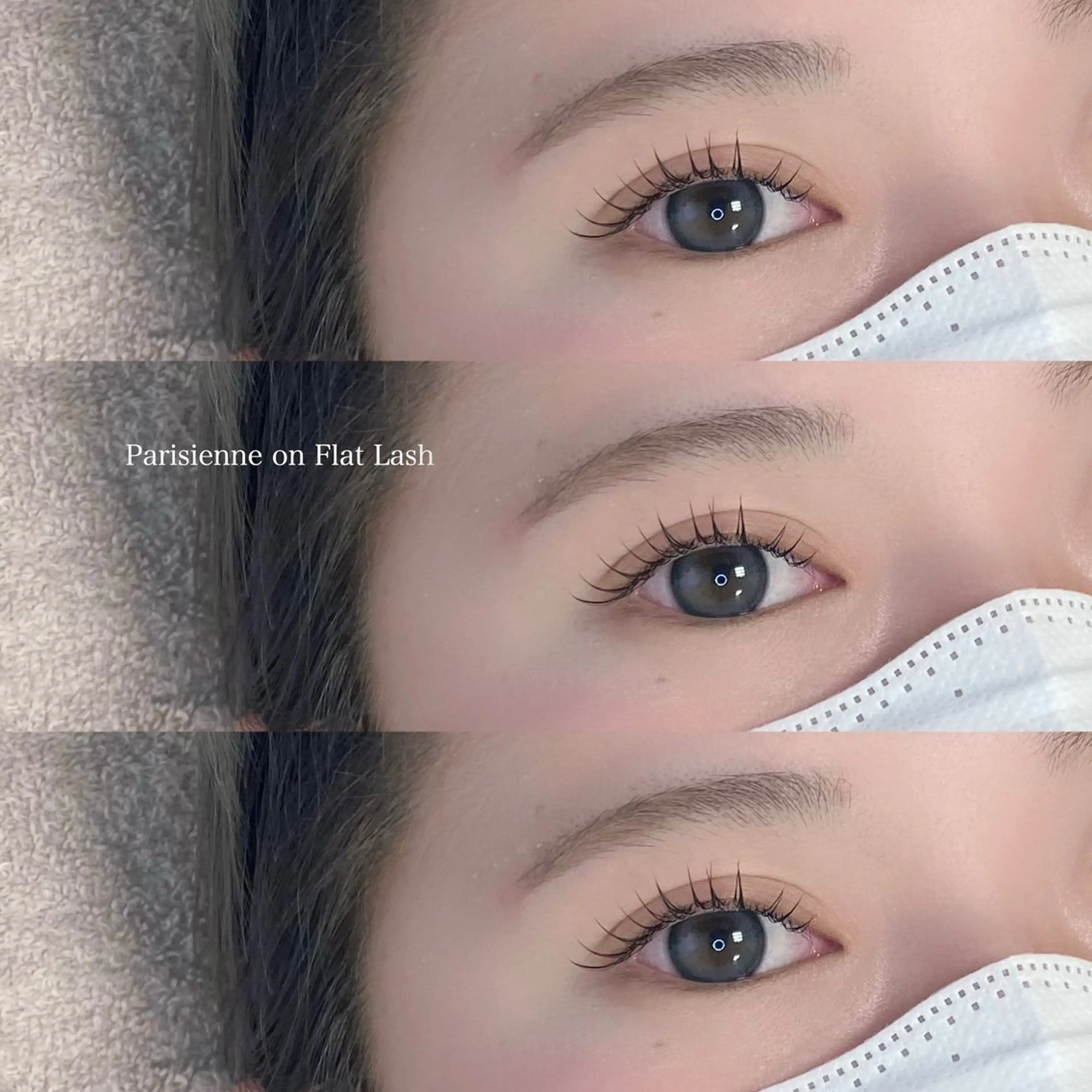 マツエク・マツパ バインドロック 束感まつ毛 フラットラッシュ 韓国風マツエク ナチュラル viviAiles ♡⃛ Ruiのマツエク・マツパデザイン