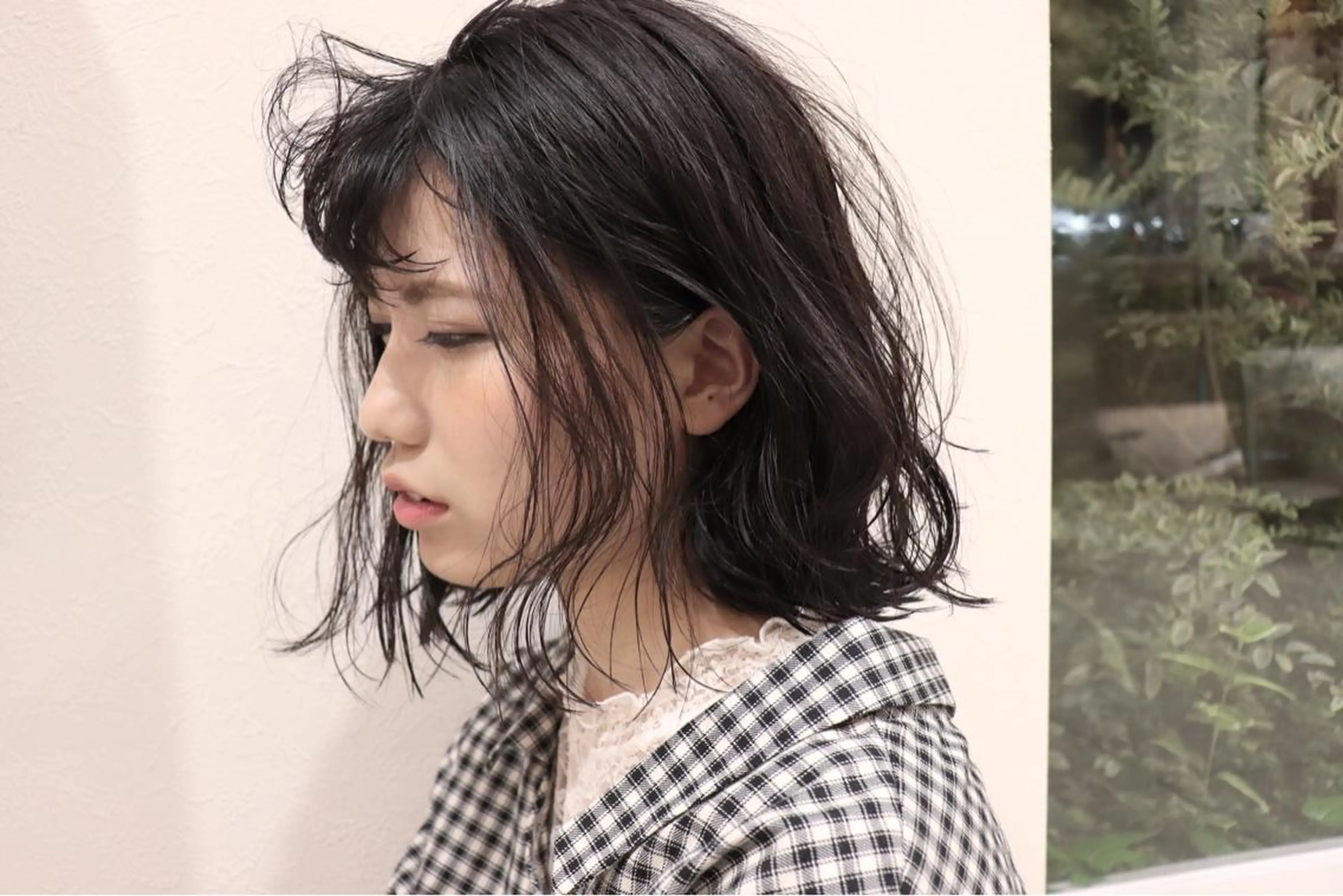 ミディアム ボブ graxi'    グラシー所属・ブリーチ/ハイトーン SERINAのヘアスタイル