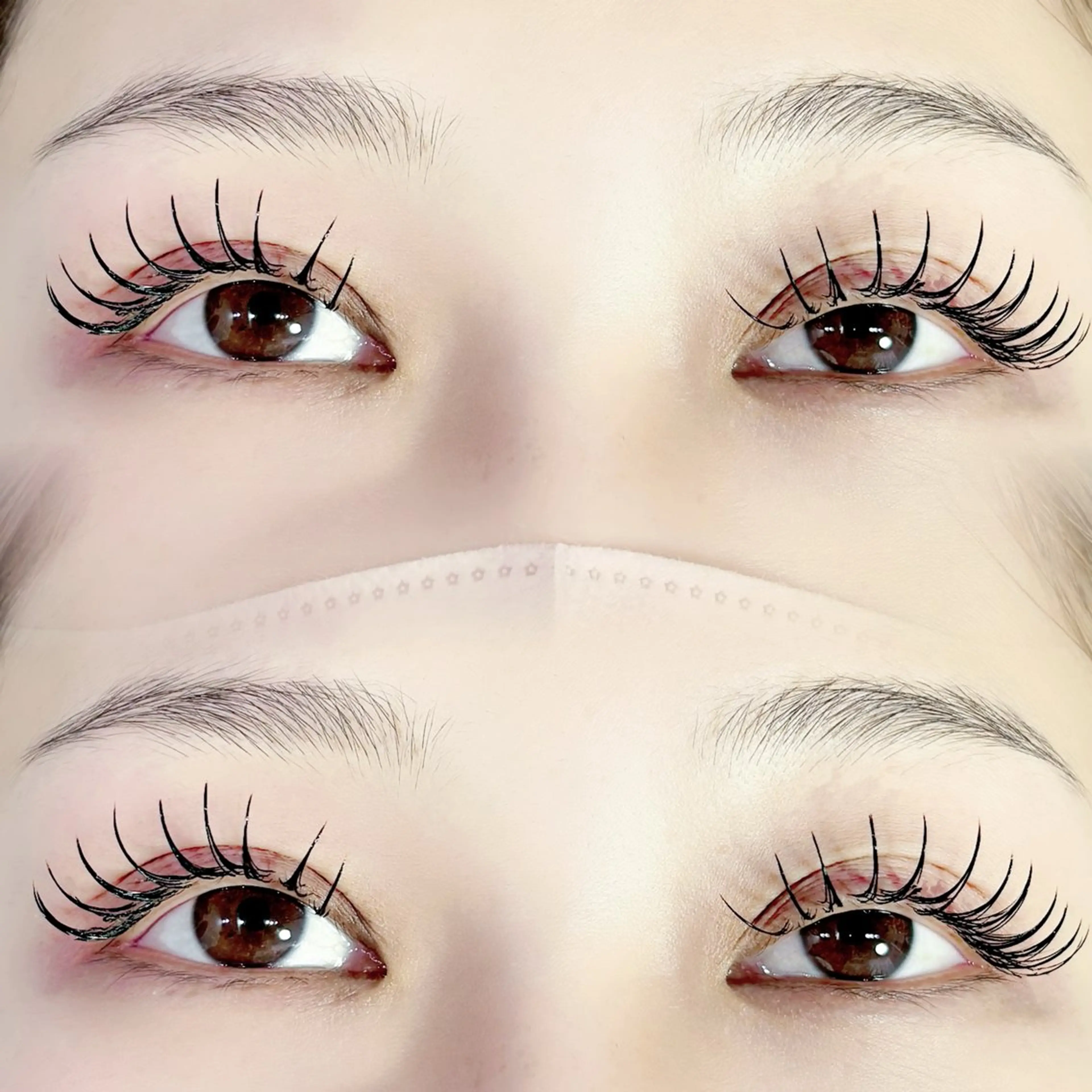 『 フラットラッシュ 』  180本まで付け放題（オフ込み）🍒ྀི💝 コーティング剤束感仕上げで激盛れ🎀の写真