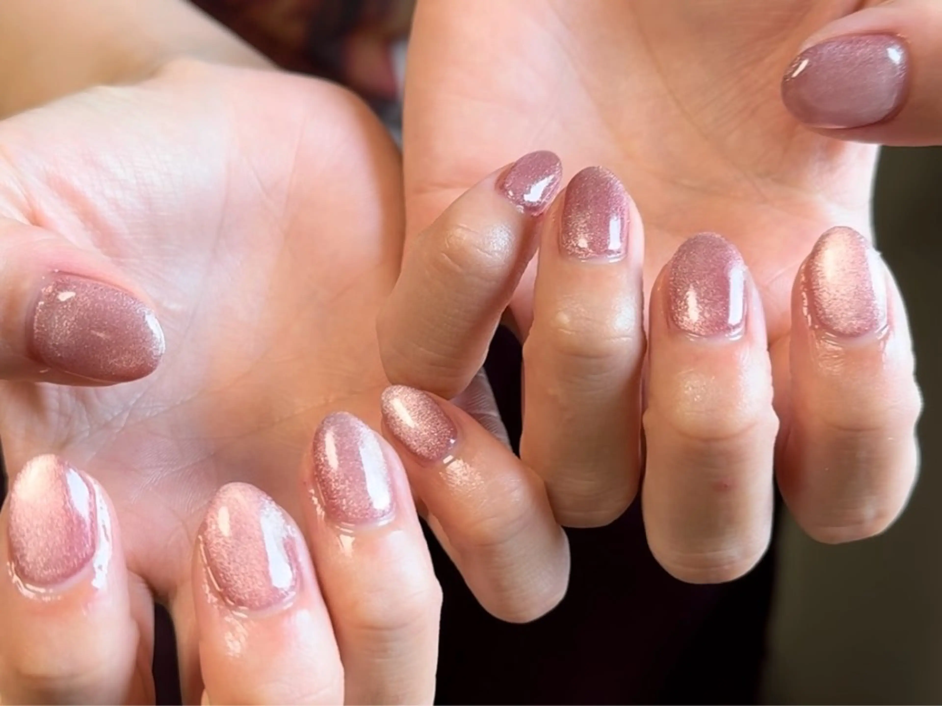 ネイル ジェルネイル マグネットネイル パラジェル シンプルネイル MONICA KARENのネイルデザイン