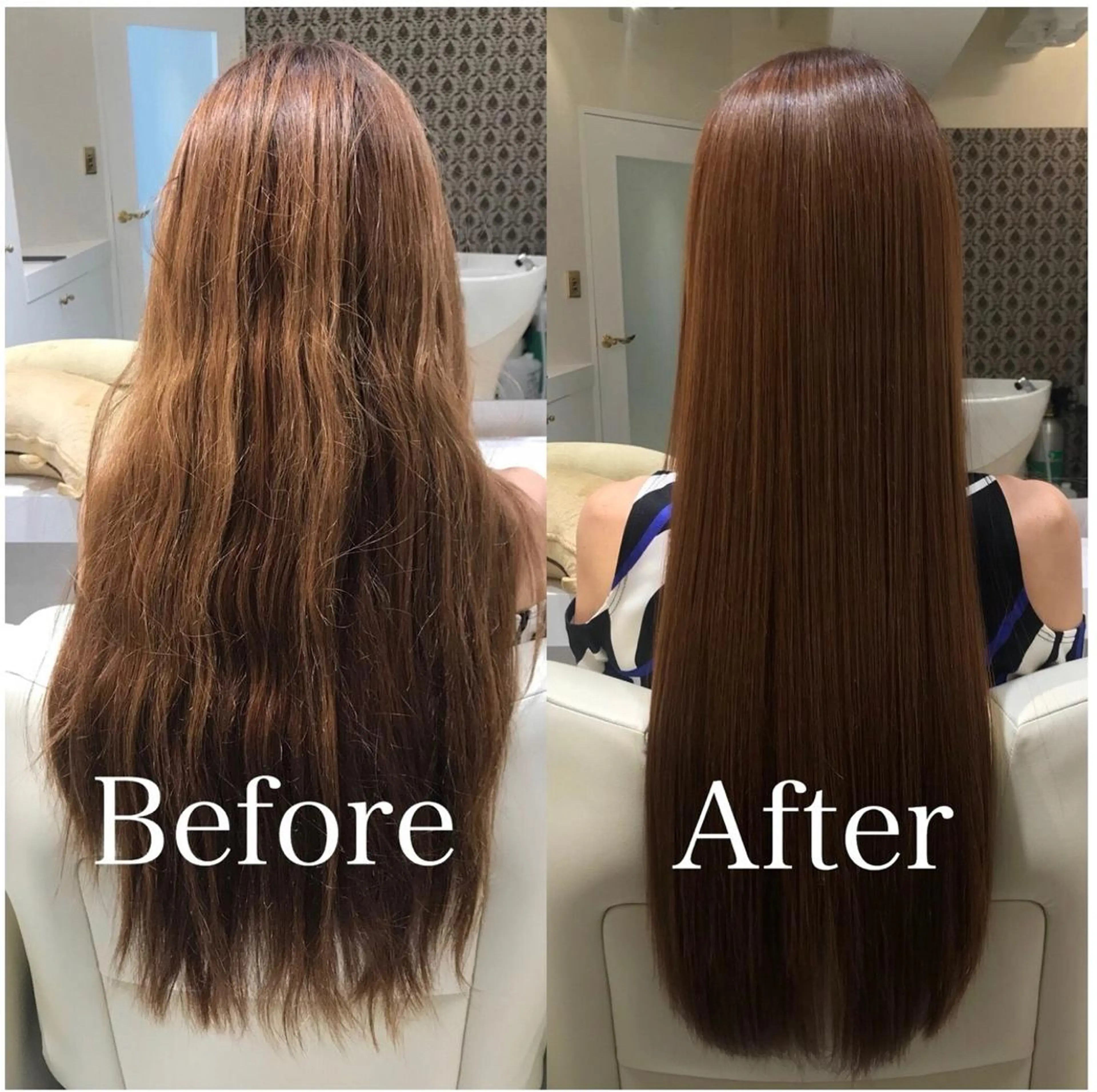 カラーや縮毛矯正を繰り返しされている方へ💌髪質改善トリートメント✨ブリーチ毛可能の写真