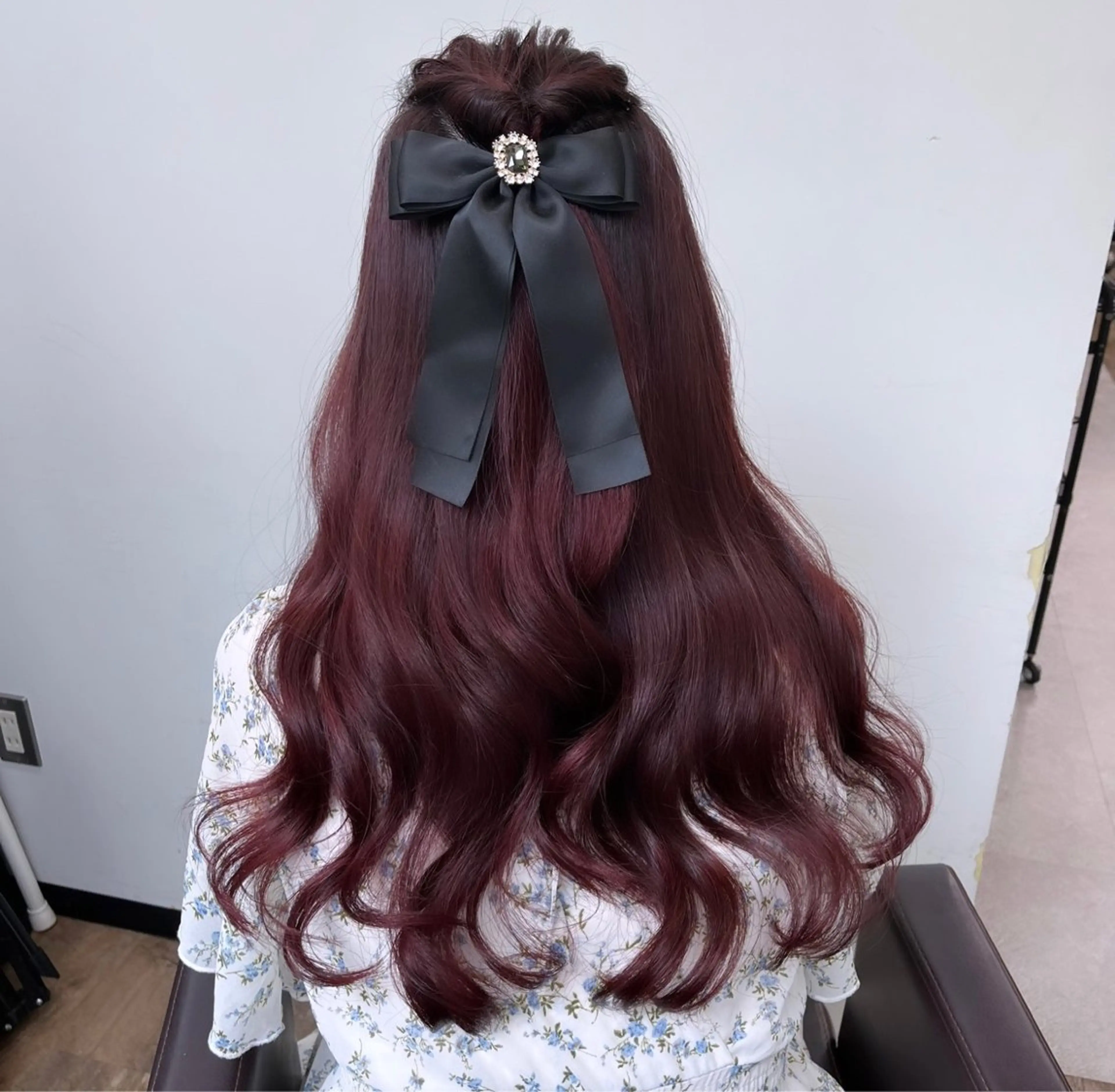 ロング カラー ヘアアレンジ 髪質改善/ TECHIのヘアスタイル