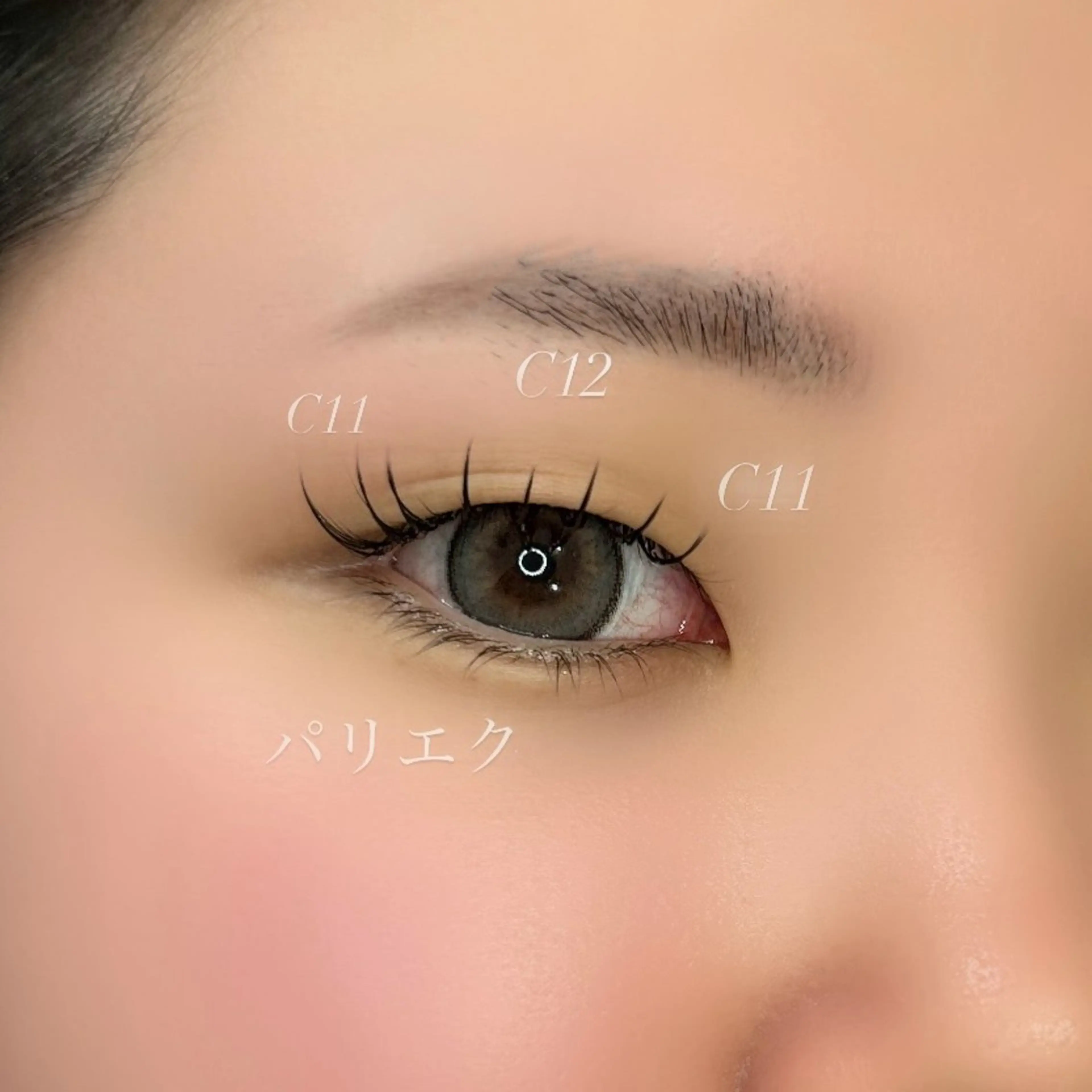 大人気パリエク♡ パリジェンヌ+LEDフラットラッシュ100本   ¥10,900→¥9,400の写真