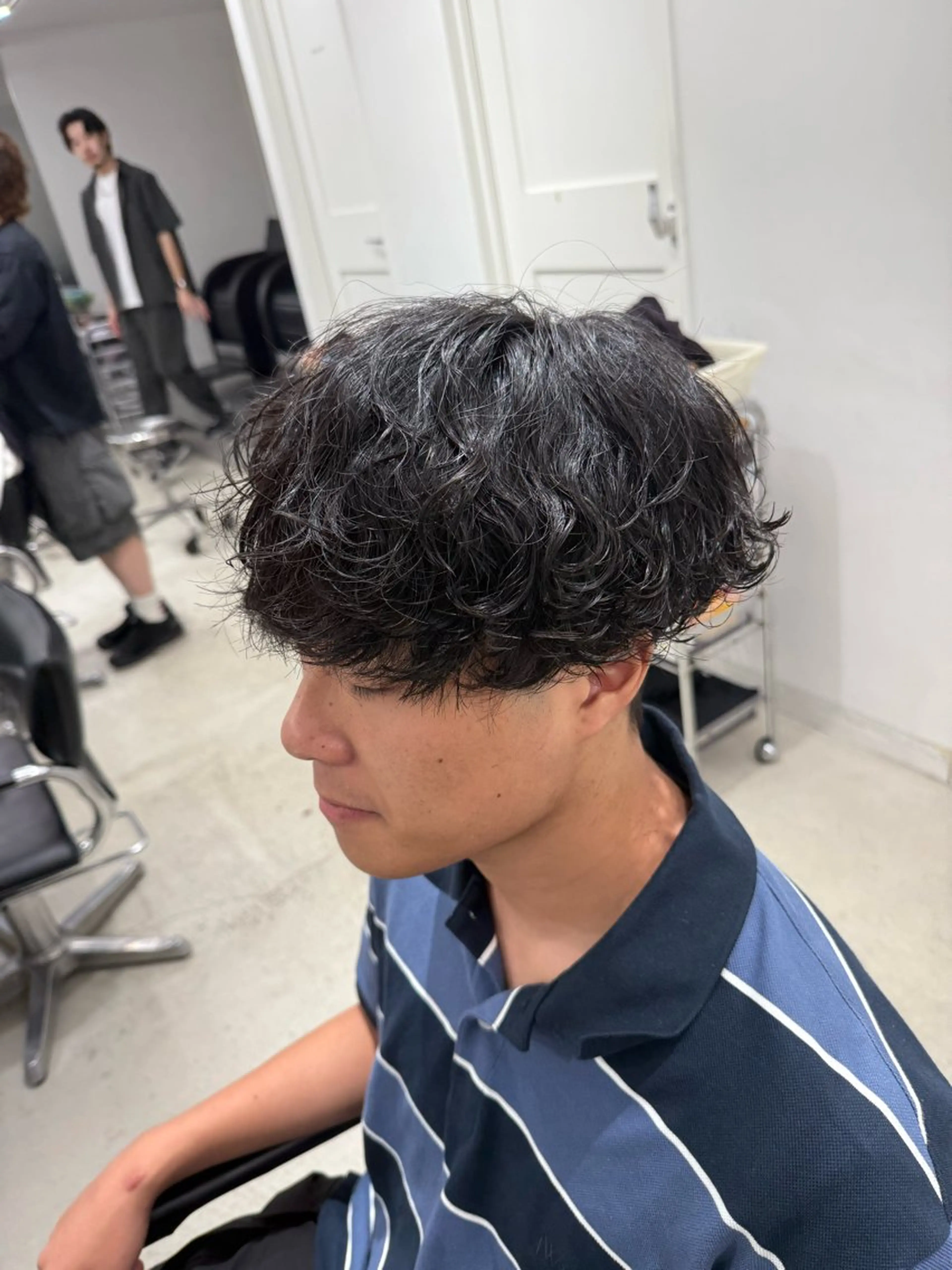 パーマ メンズ 深谷 侑亮のヘアスタイル