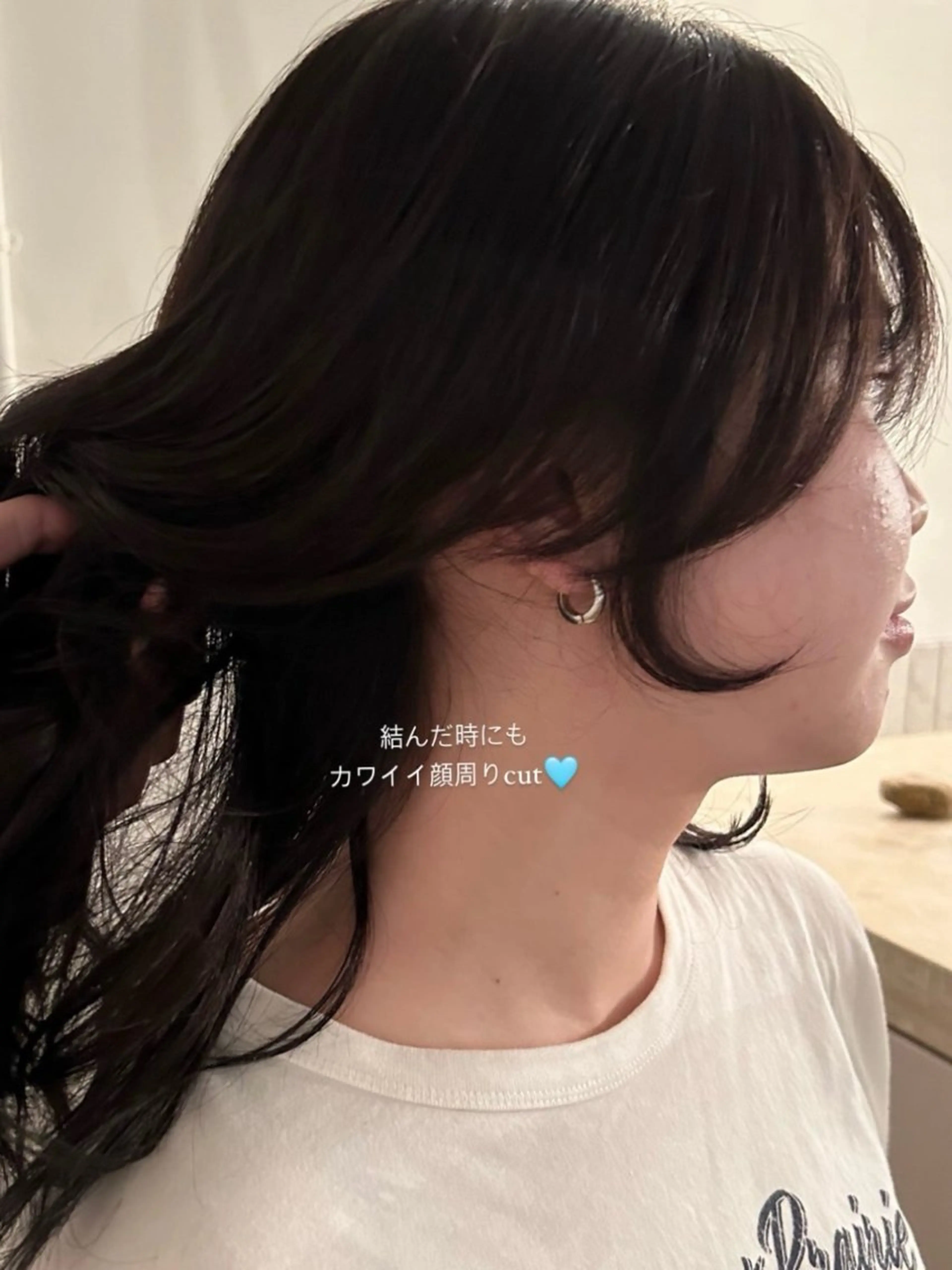 セミロング カット ヘアカラー Terve. 水野 菜々香のヘアスタイル