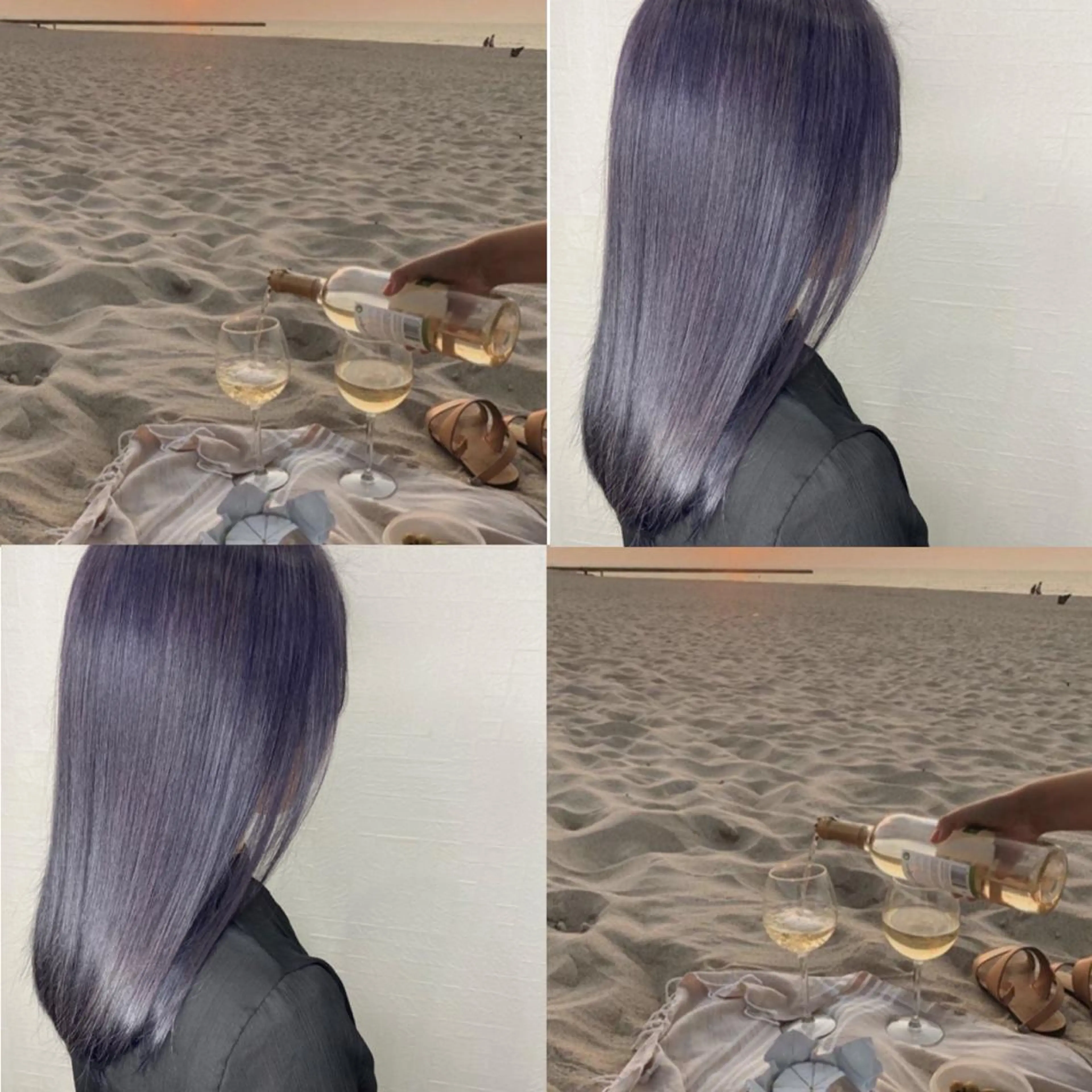 セミロング カラー ワンカールで盛れる レイヤー✨深江裕稀のヘアスタイル