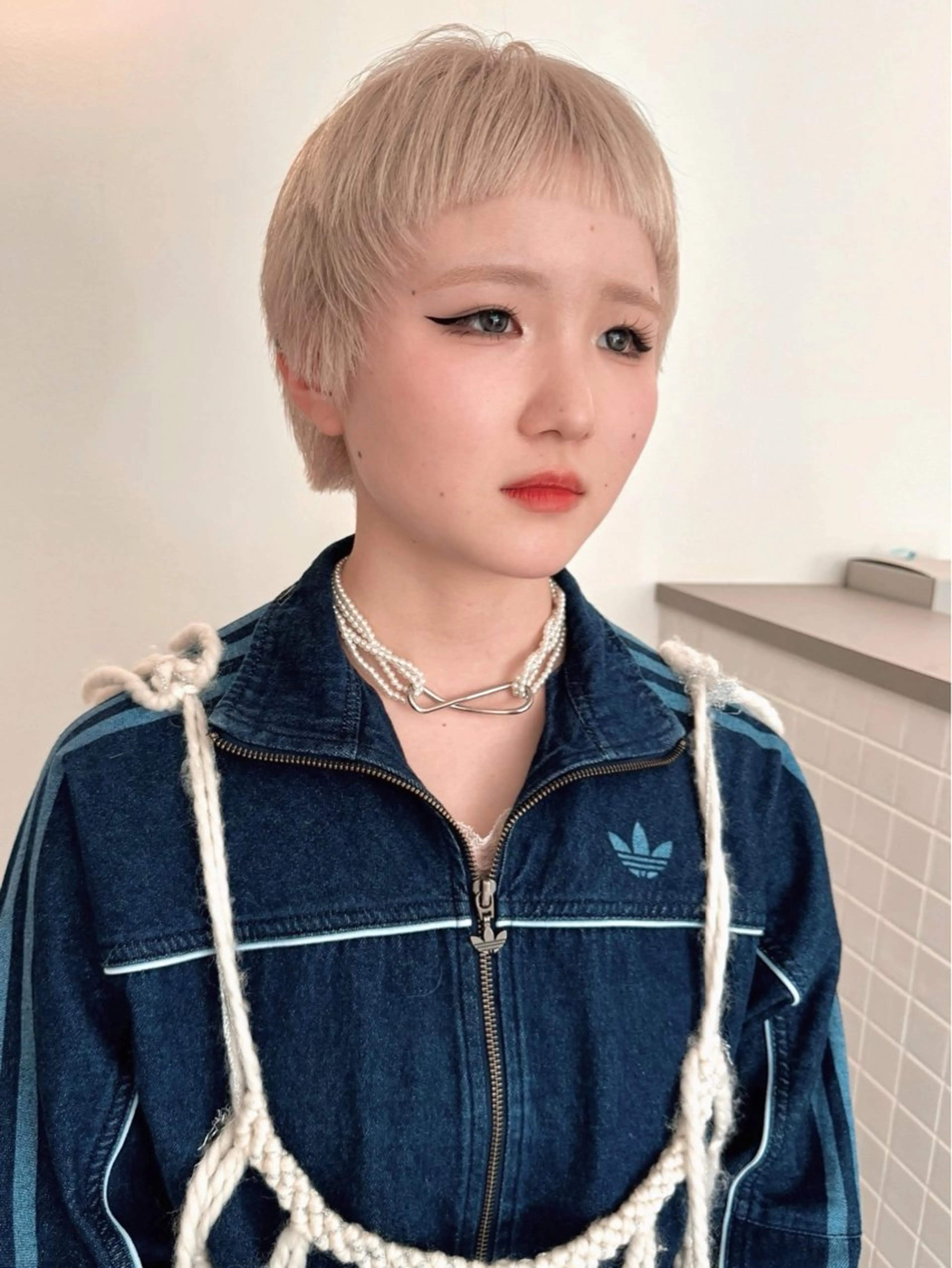 ショート カラー シャギー デザイン/レイヤー Kaito🐩/栄のヘアスタイル