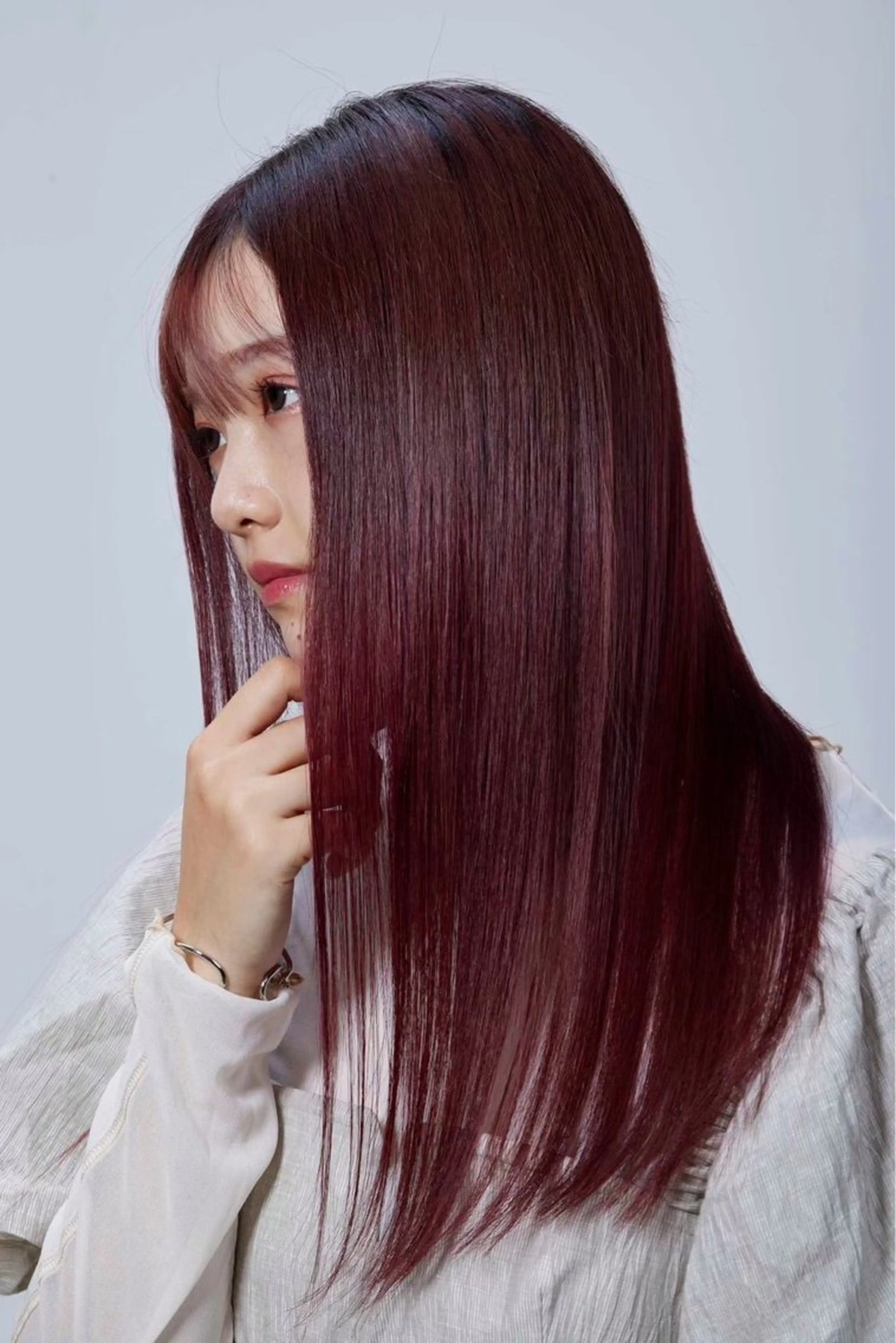 ロング カラー HASE/艶カラー/ 髪質改善/縮毛矯正のヘアスタイル