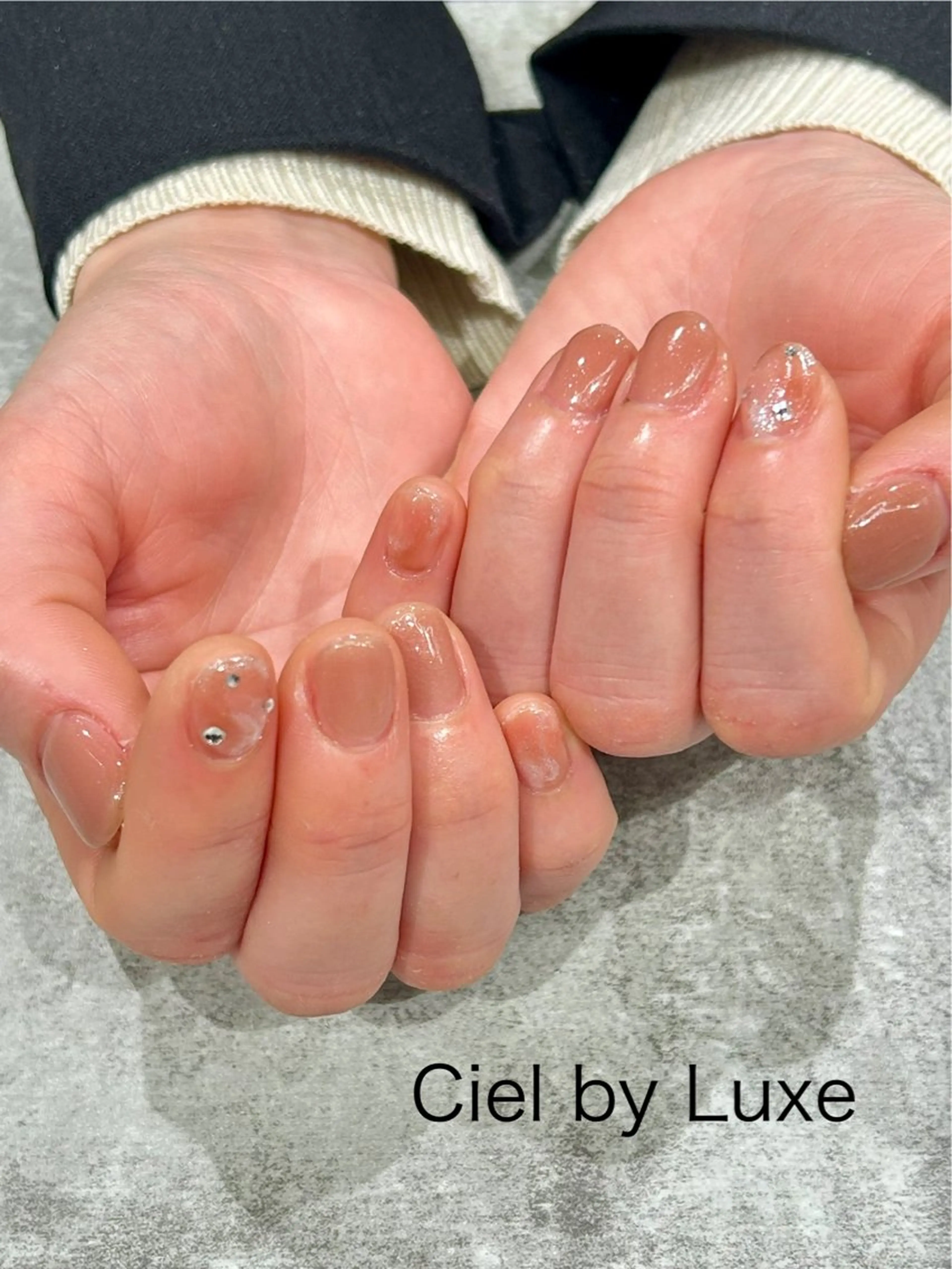 ネイル オフィスネイル CielbyLuxe manamiのネイルデザイン