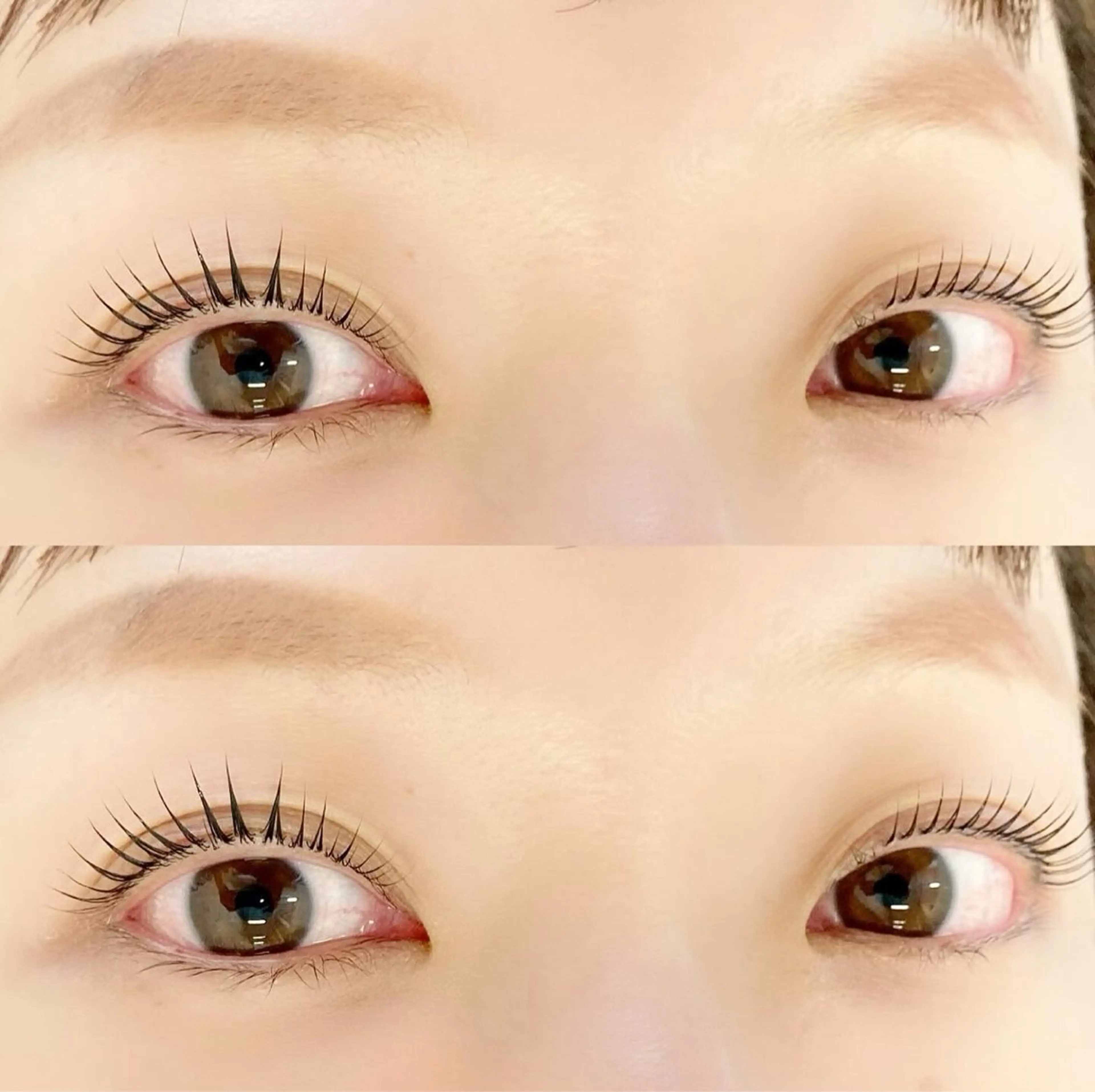 マツエク・マツパ パリジェンヌラッシュリフト 一重×まつ毛パーマ Y.eyelash 赤羽/志茂のマツエク・マツパデザイン