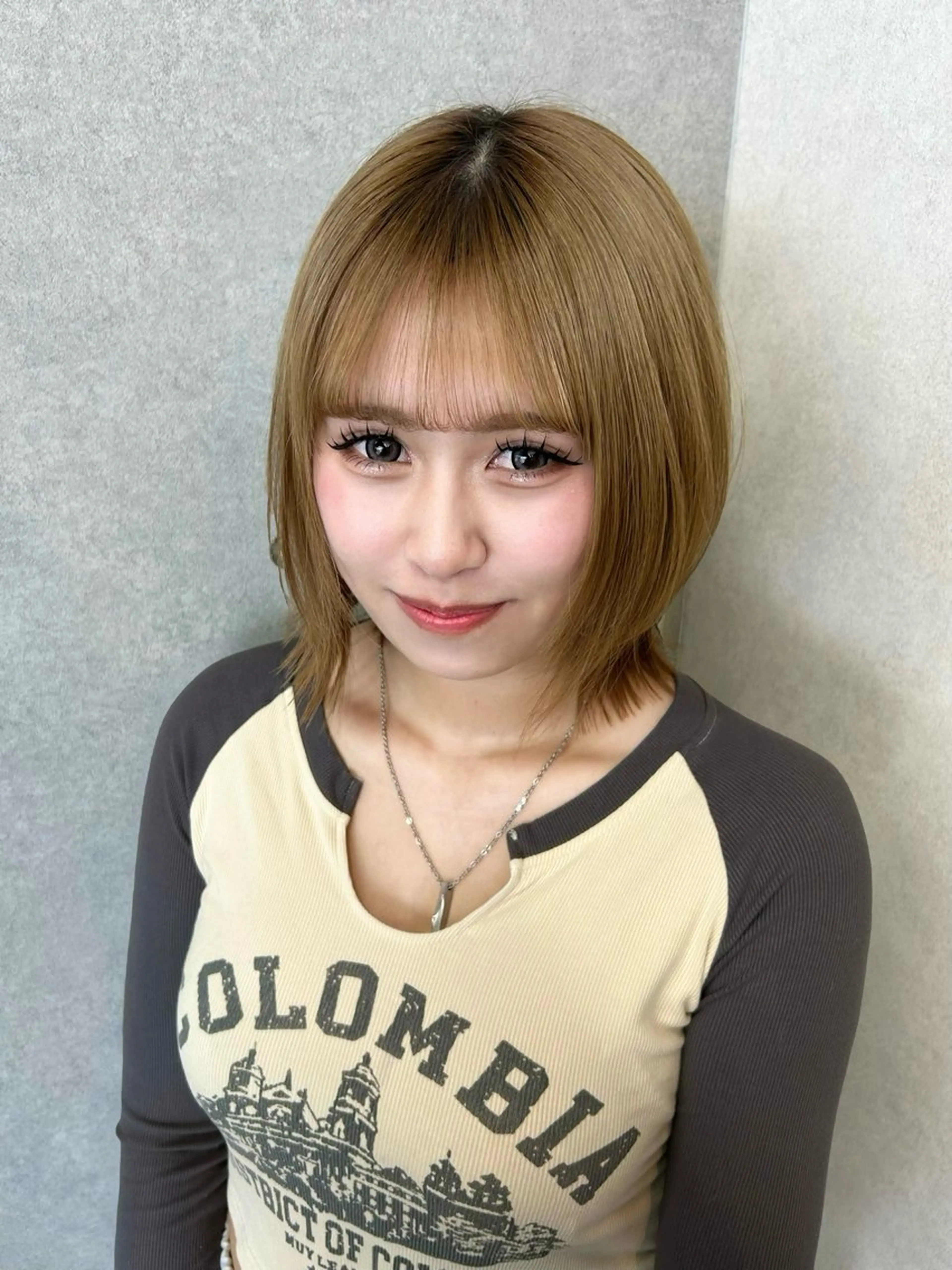 ショート ボブ レイヤーカット 今野 梨々花のヘアスタイル