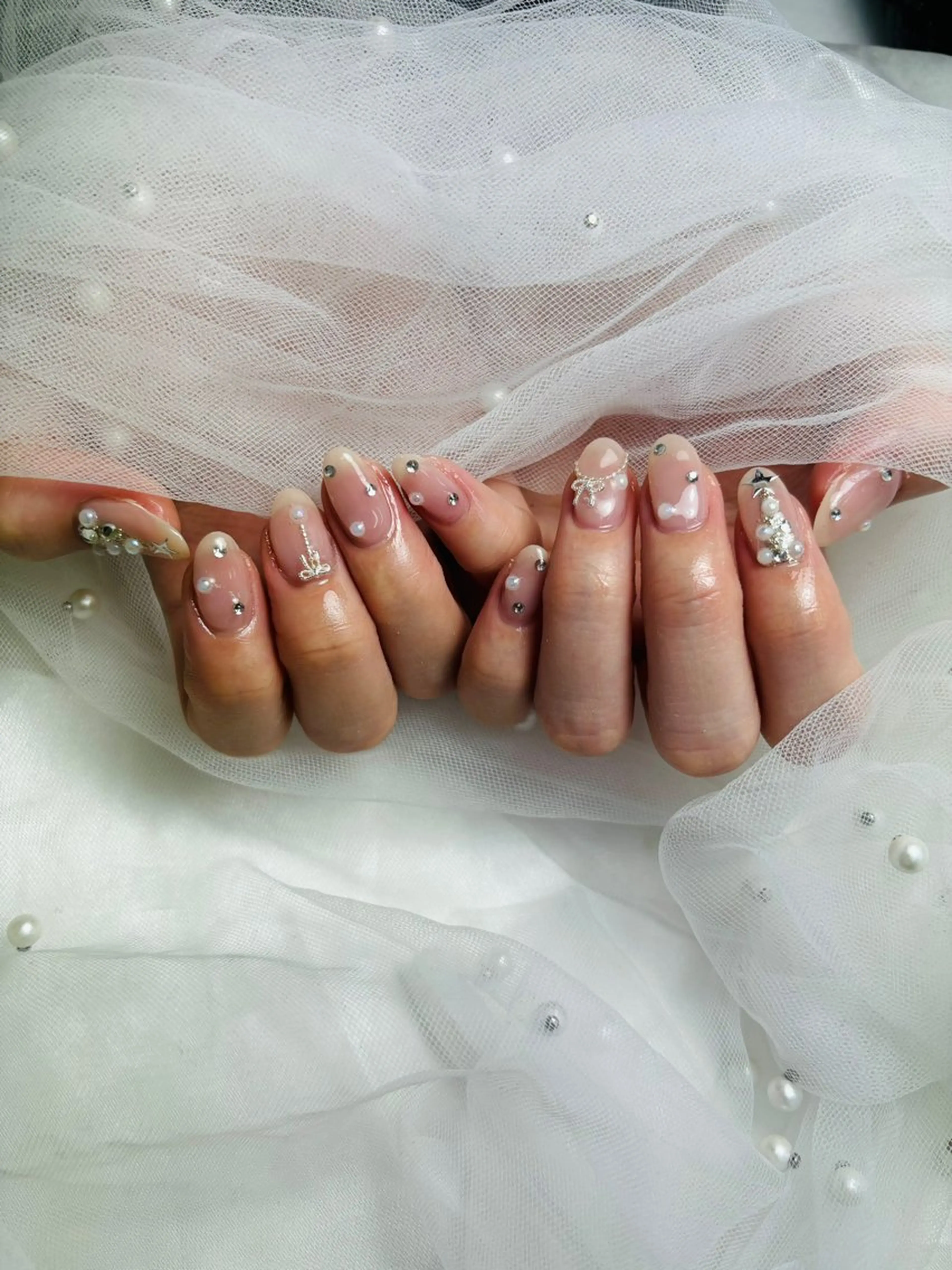 ミディアム Amonail♡ RINAのネイルデザイン