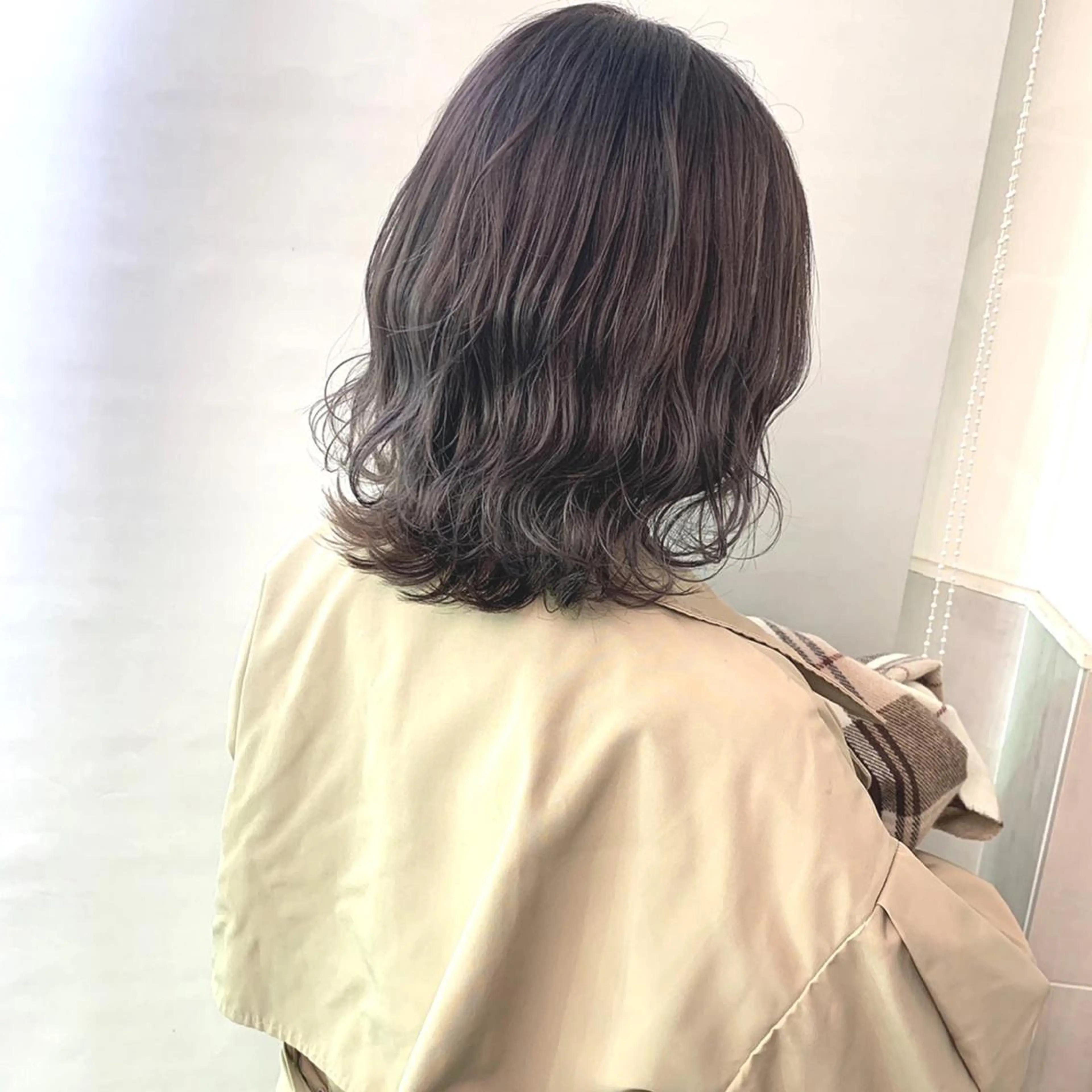ミディアム カラー ヘアカラー 佐藤 梨里花 ❤︎のヘアスタイル