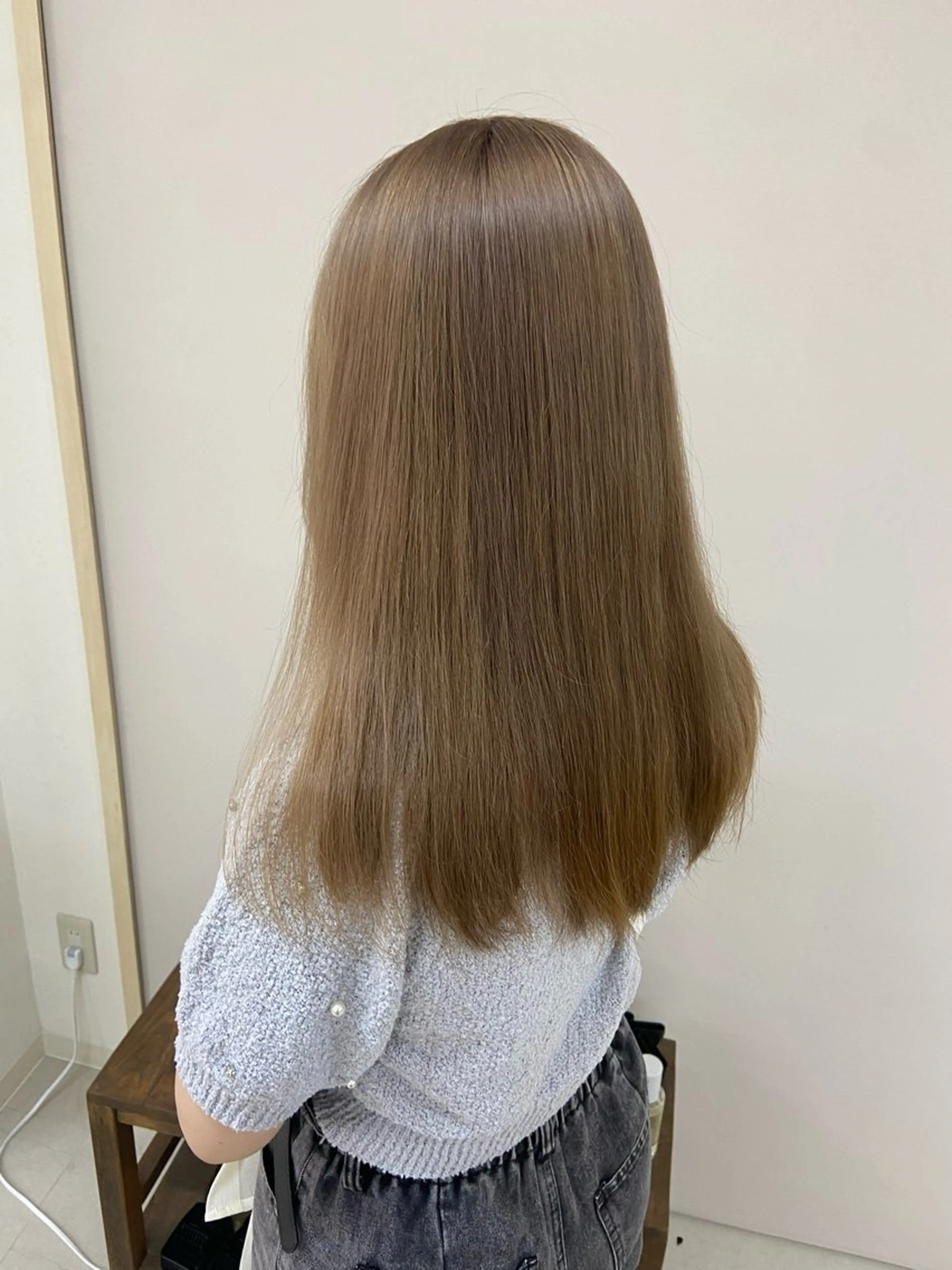 ロング 縮毛矯正 宮澤 泉のヘアスタイル