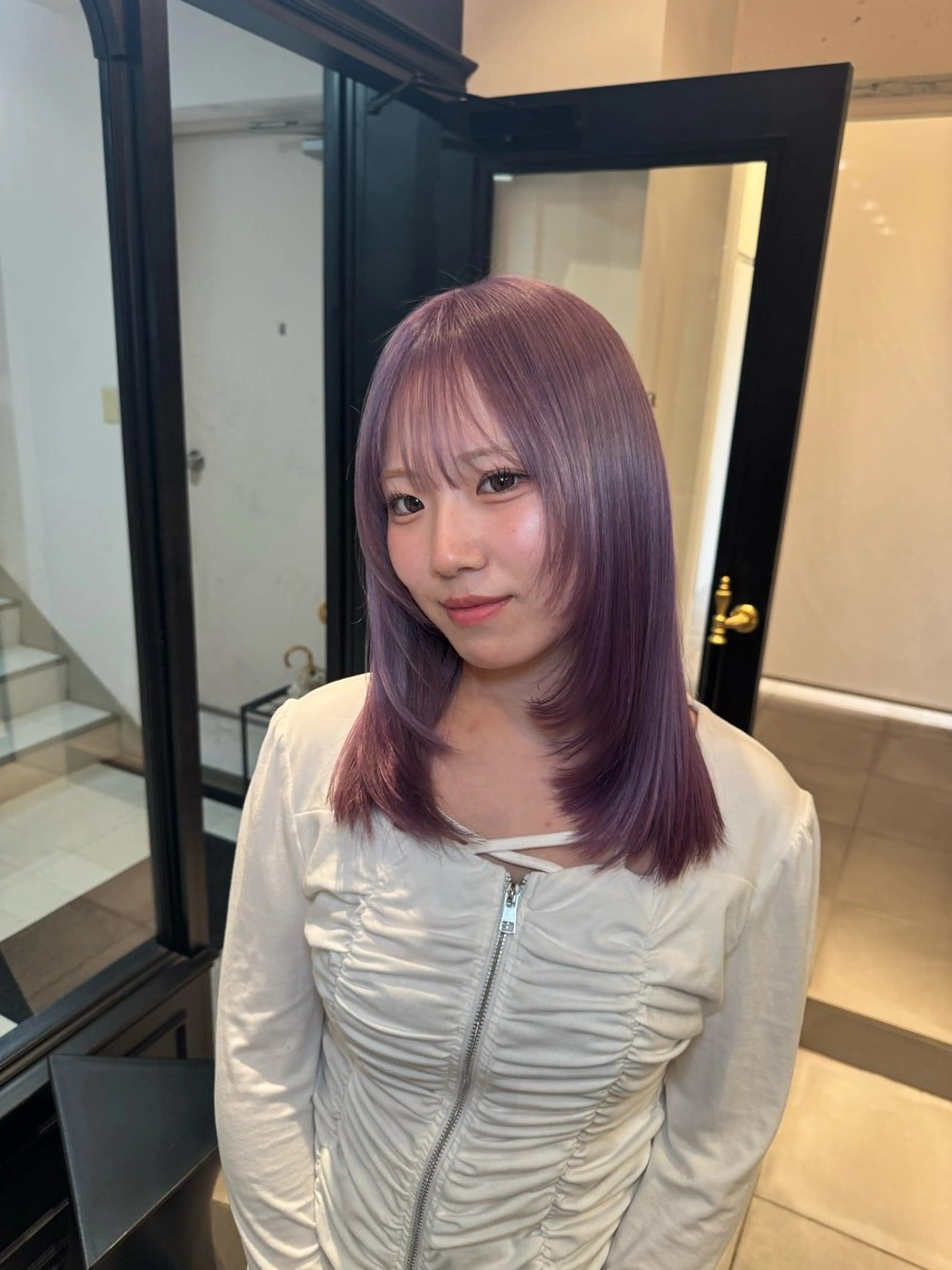 セミロング ヘアカラー Carroll Gardens bococa所属・sakurako 🎀🫧のヘアスタイル