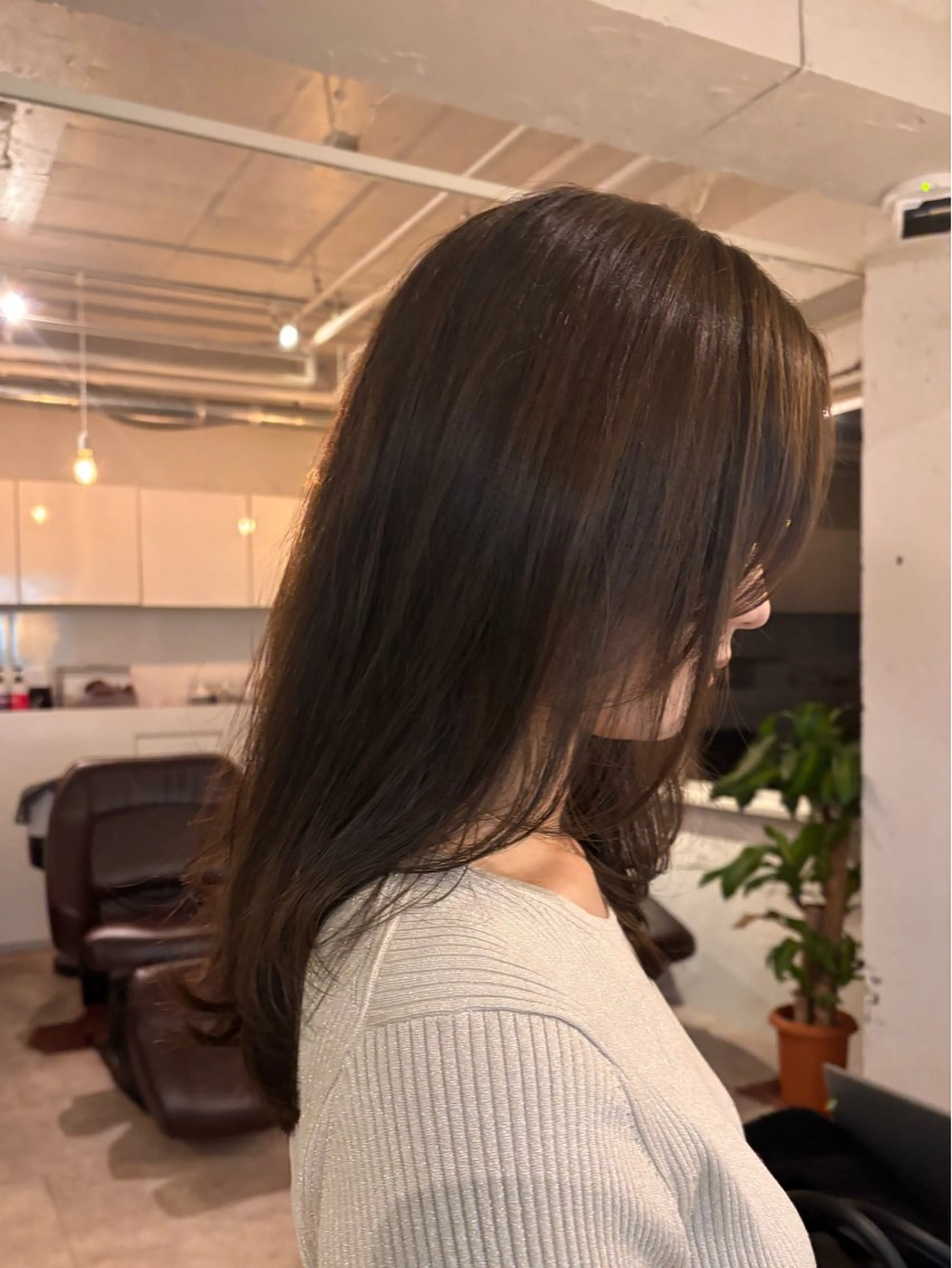 ロング カラー カット ヘアカラー 透明感カラー /Kanon️🫧のヘアスタイル