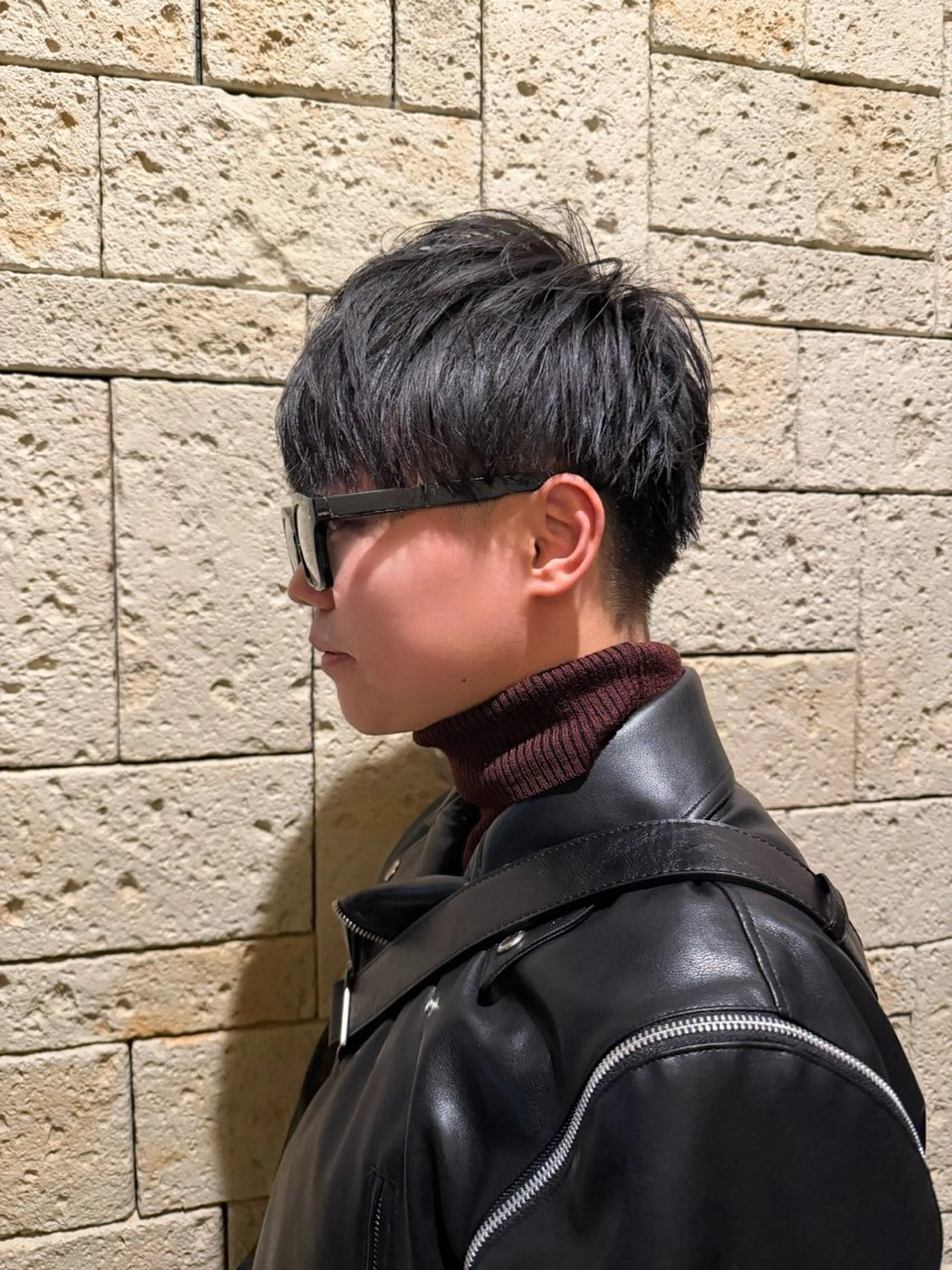 メンズ マッシュ 刈り上げ パーマ/艶カラー/ 髪質改善/伊藤愛麻のヘアスタイル