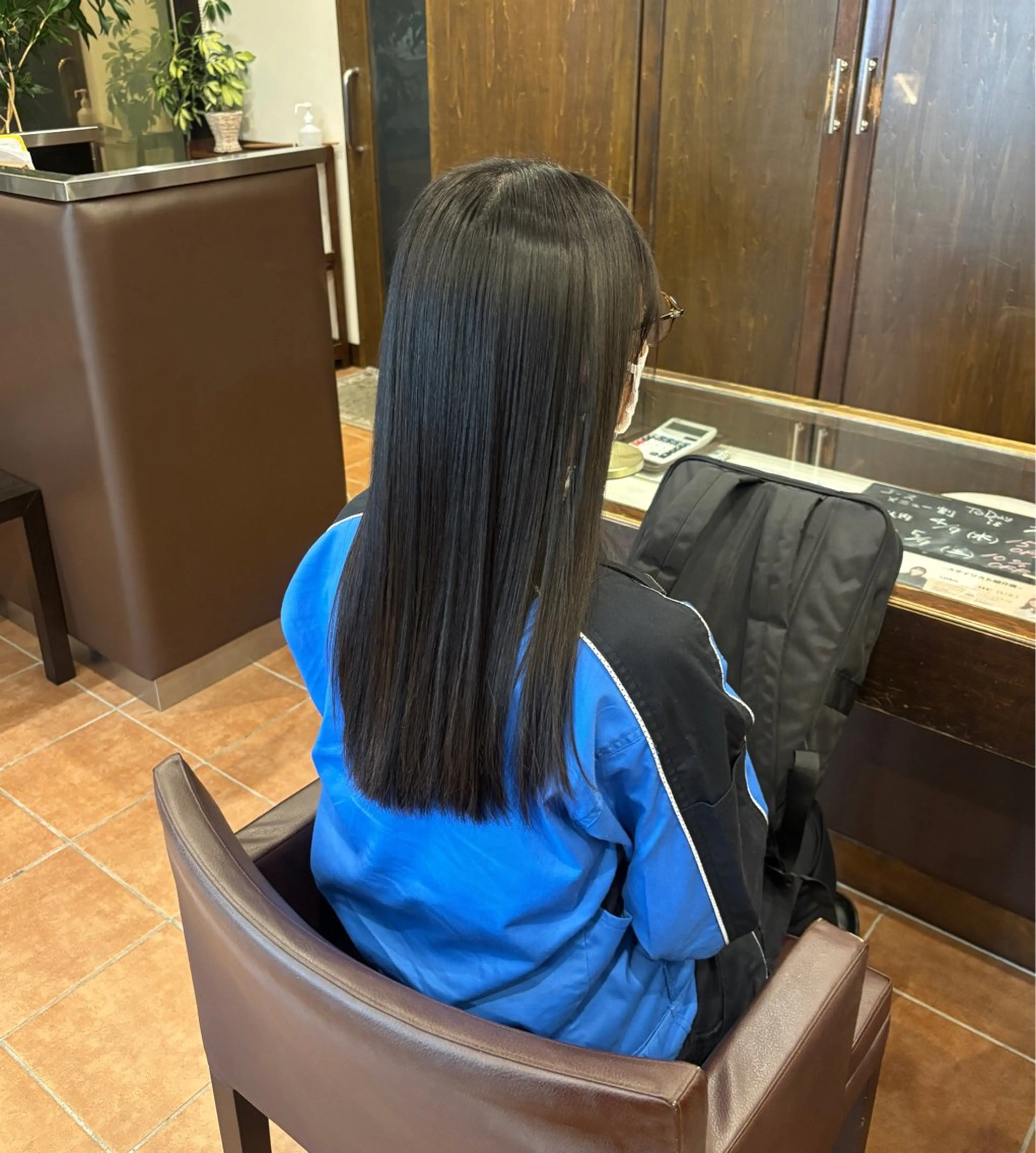 ロング 縮毛矯正 武藤 冬月のヘアスタイル