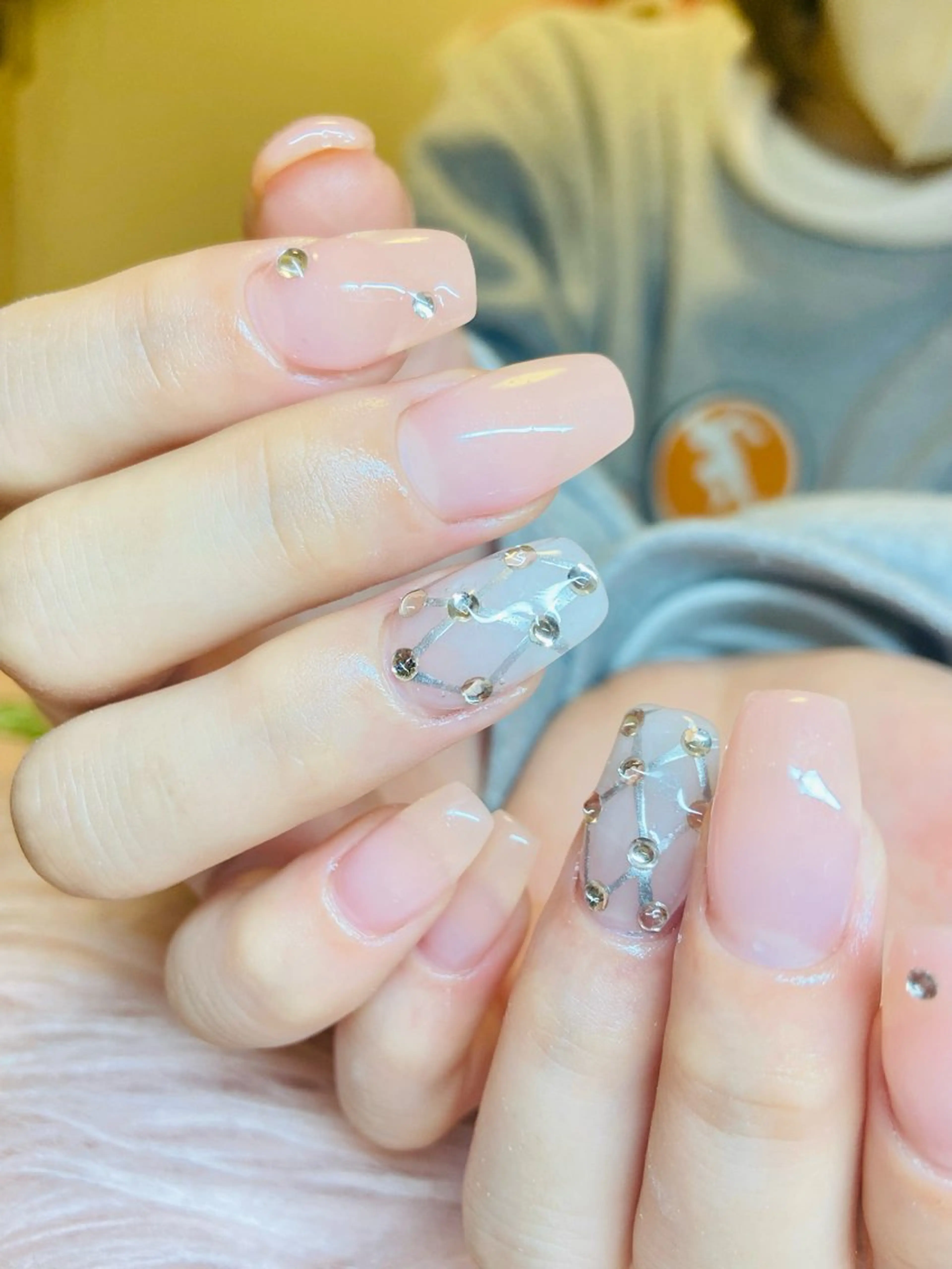 ネイル ジェルネイル ストーンネイル HandSnail自宅サロン所属・HandSnail 座間自宅ネイルサロンのネイルデザイン