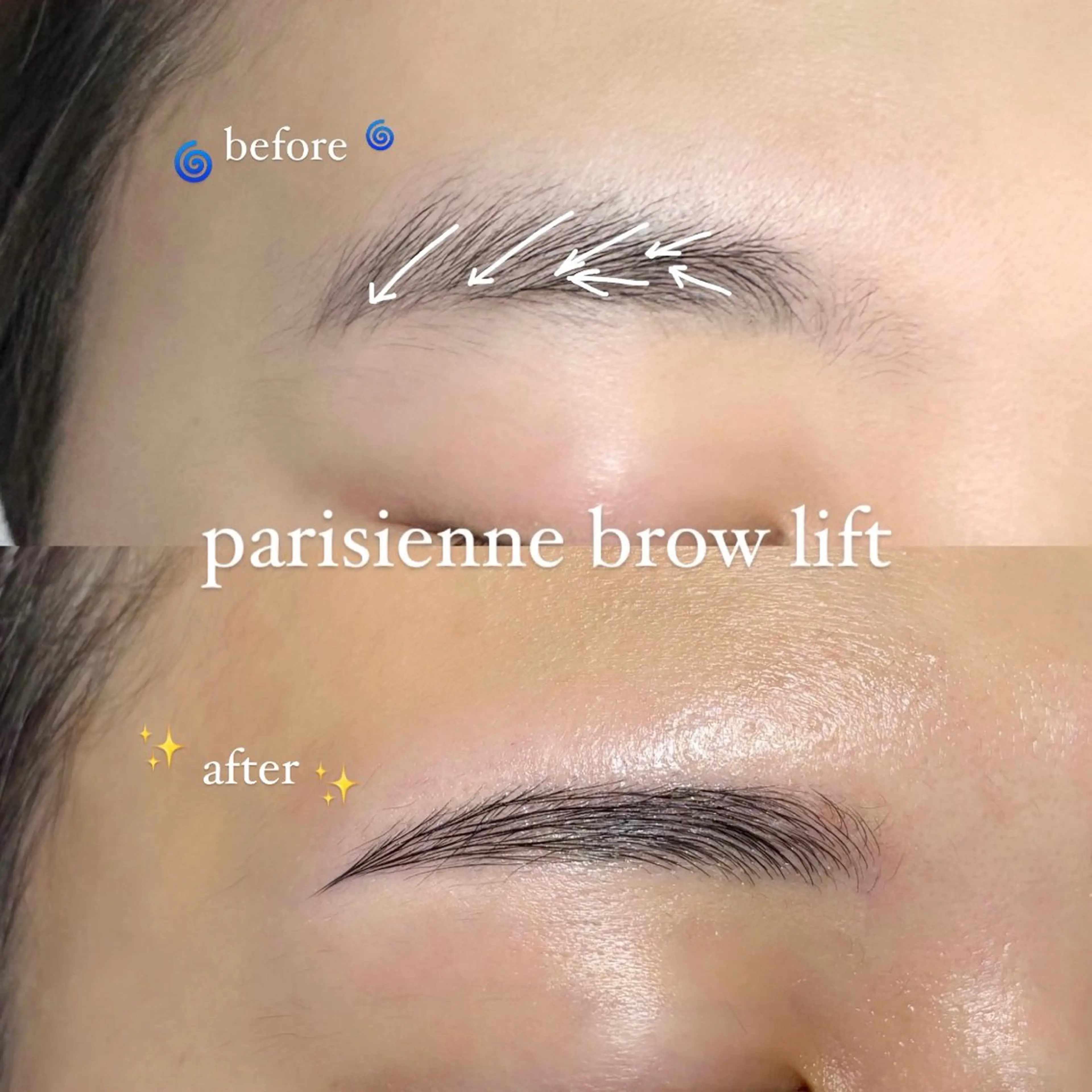 パリジェンヌブロウリフト+アイブロウWAX+眉メイク🌈4800円の写真