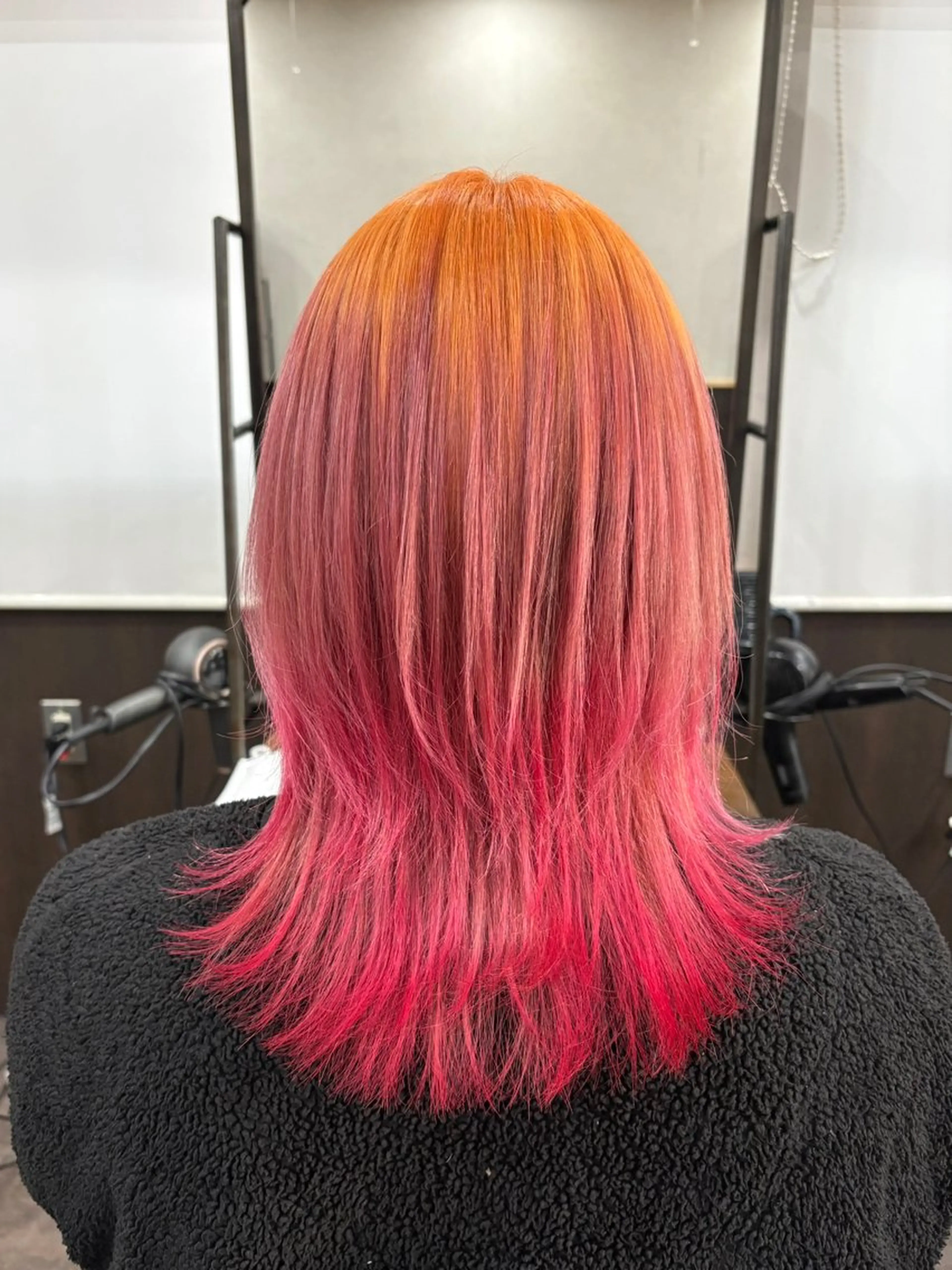 ミディアム カラー カット ヘアカラー トリートメント 🦄🩵YUNA 🩵🦄のヘアスタイル