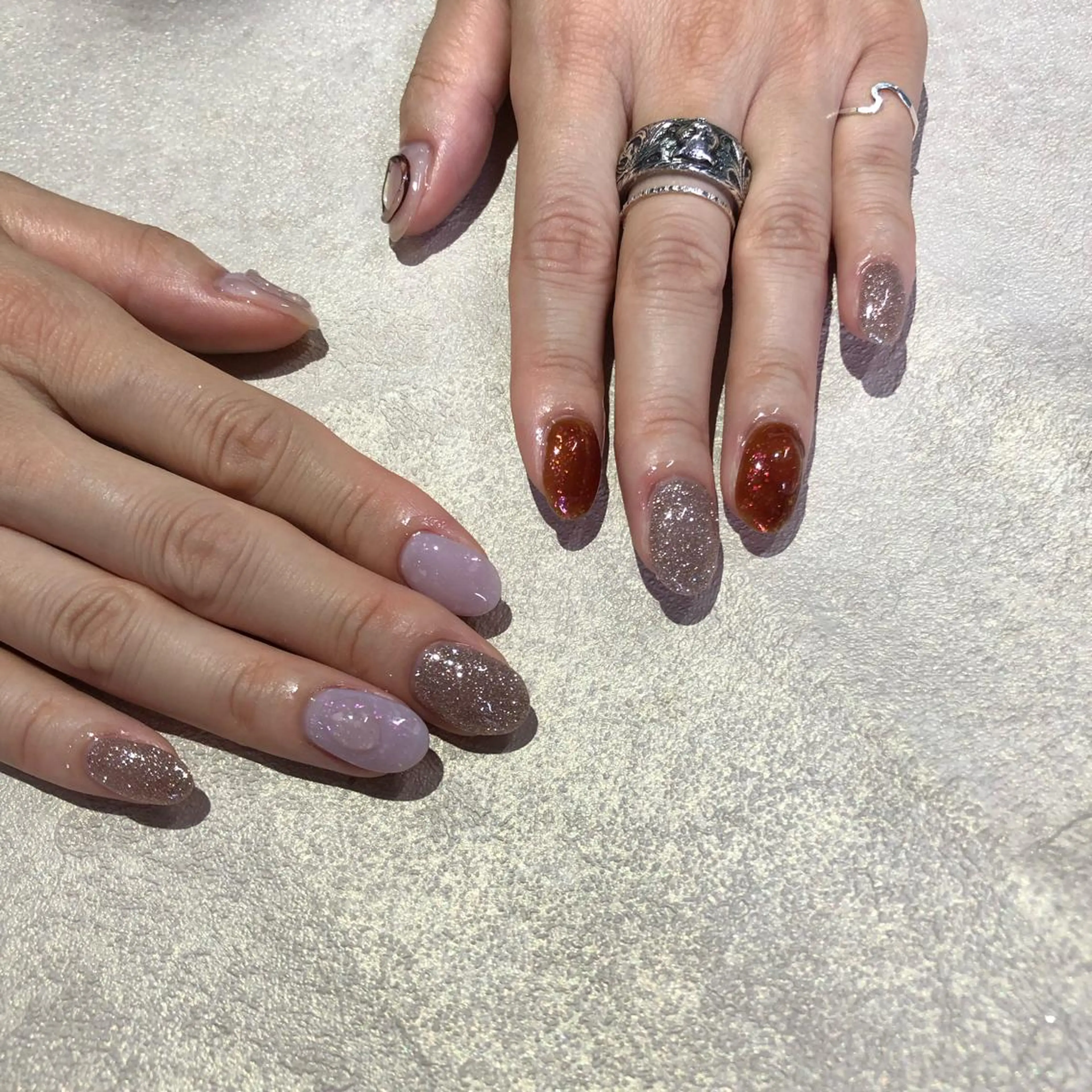 ネイル ハンドネイル フットネイル ハンドケア Nes.Nail所属・Miyagi Asamiのネイルデザイン