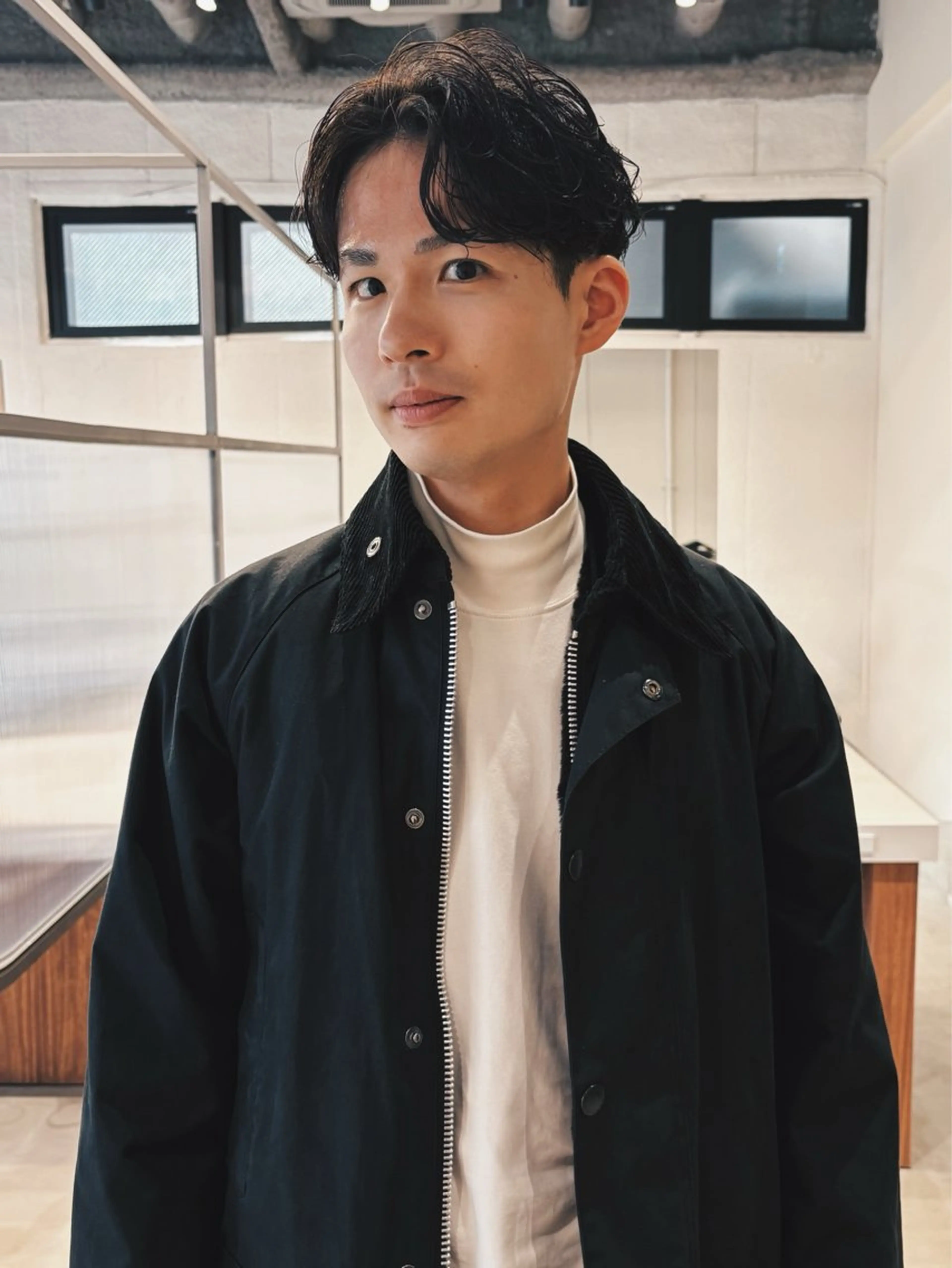 ショート パーマ メンズ メンズパーマ カット パーマ メンズ特化美容師 サノヤマトのヘアスタイル