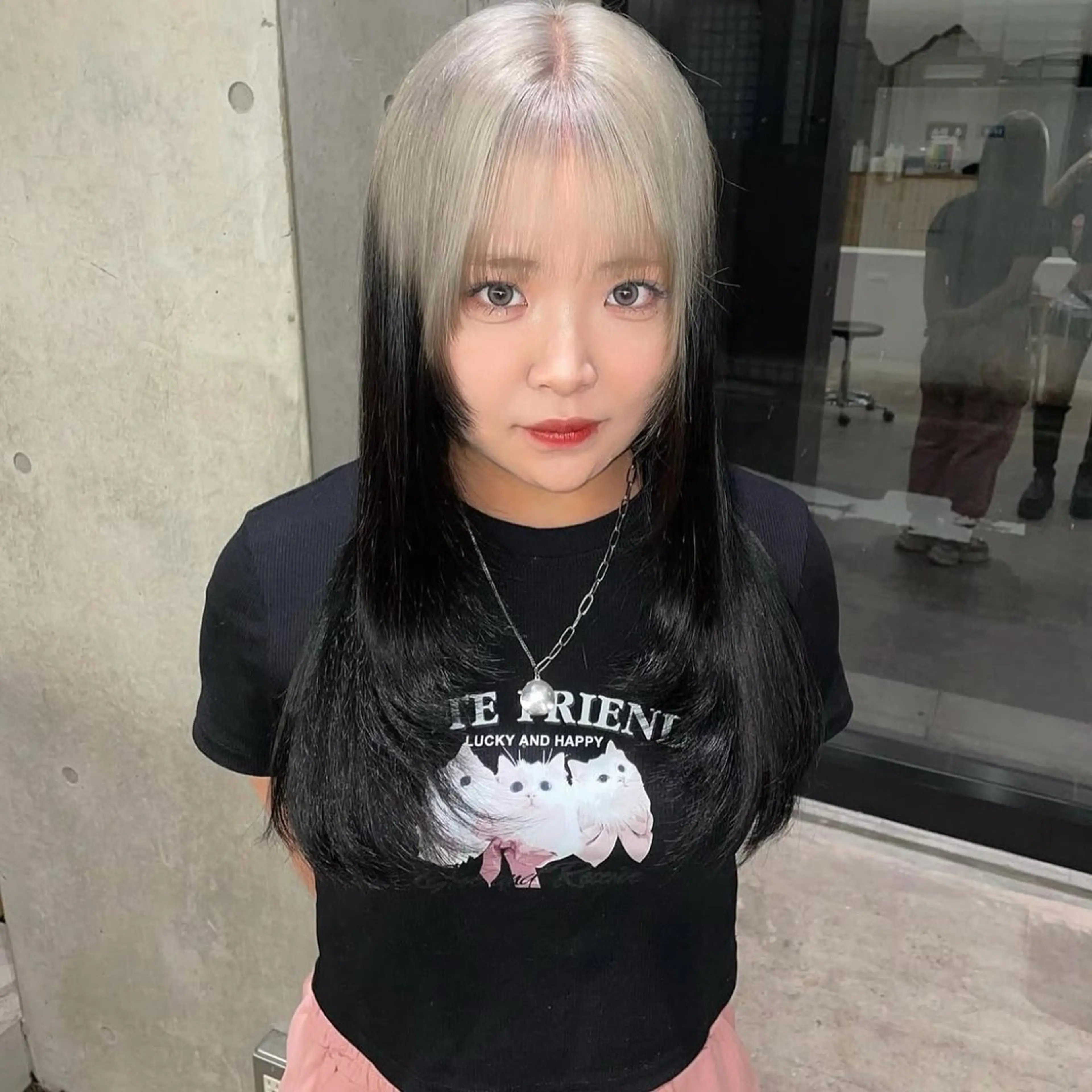 セミロング カラー ヘアアレンジ カット ヘアカラー トリートメント Mizobe misakiのヘアスタイル