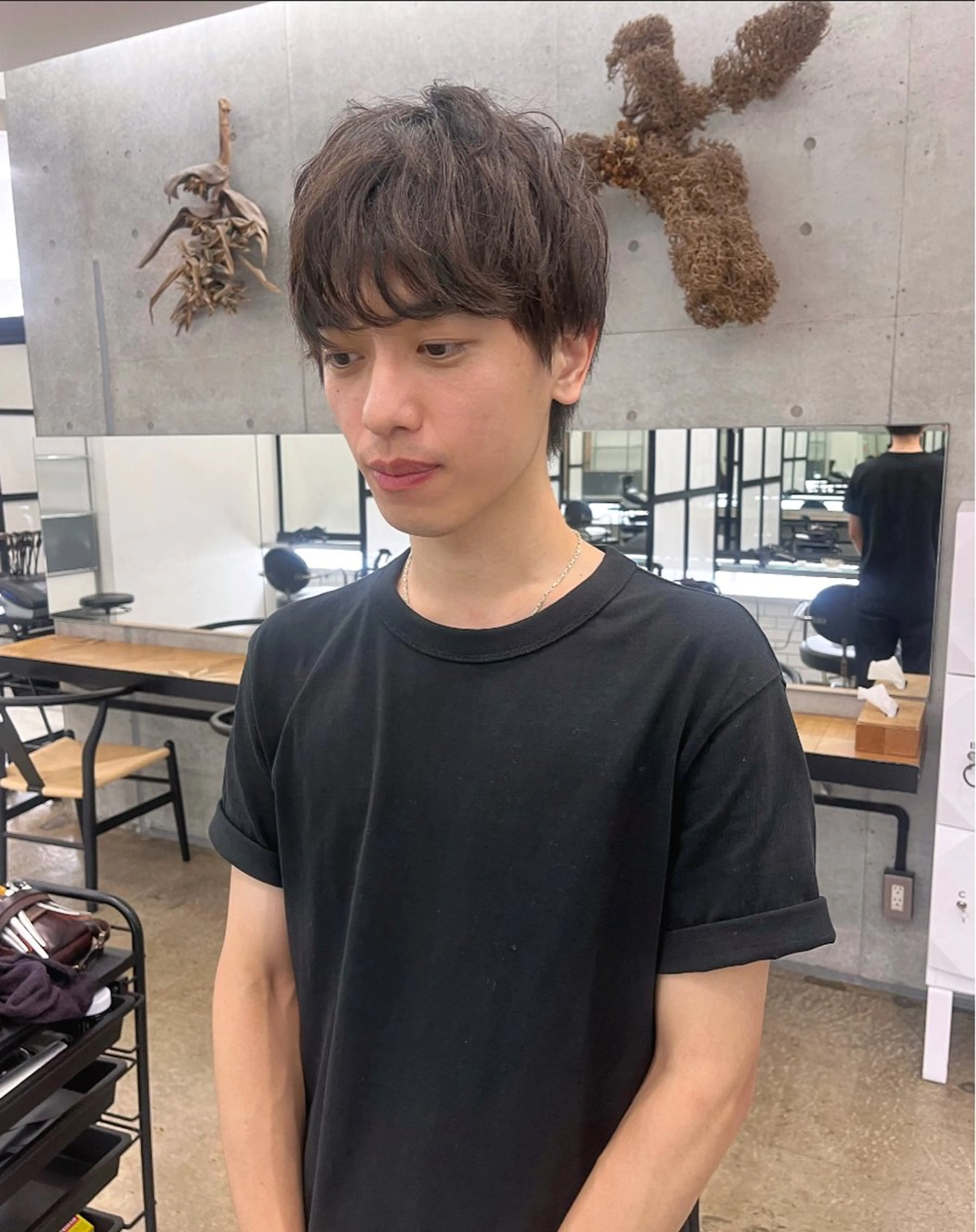 メンズ メンズパーマ カット パーマ GO TODAY SHAiRE SALON表参道Polaris店所属・暖色カラー/ピンク カラー/HARUKAのヘアスタイル