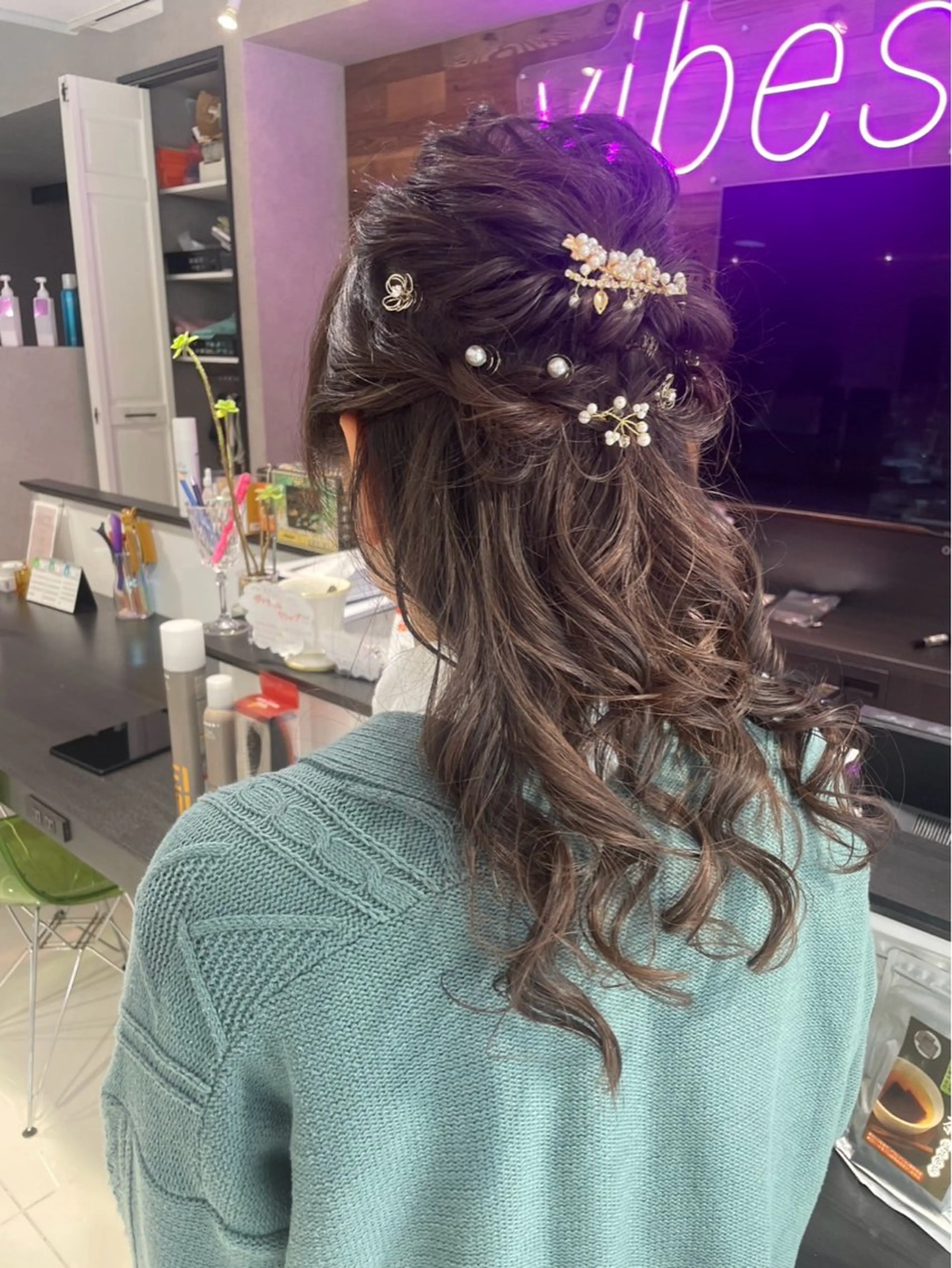 ロング ヘアアレンジ ヘアセット アレンジ/カラー トリートメントNaoのヘアスタイル