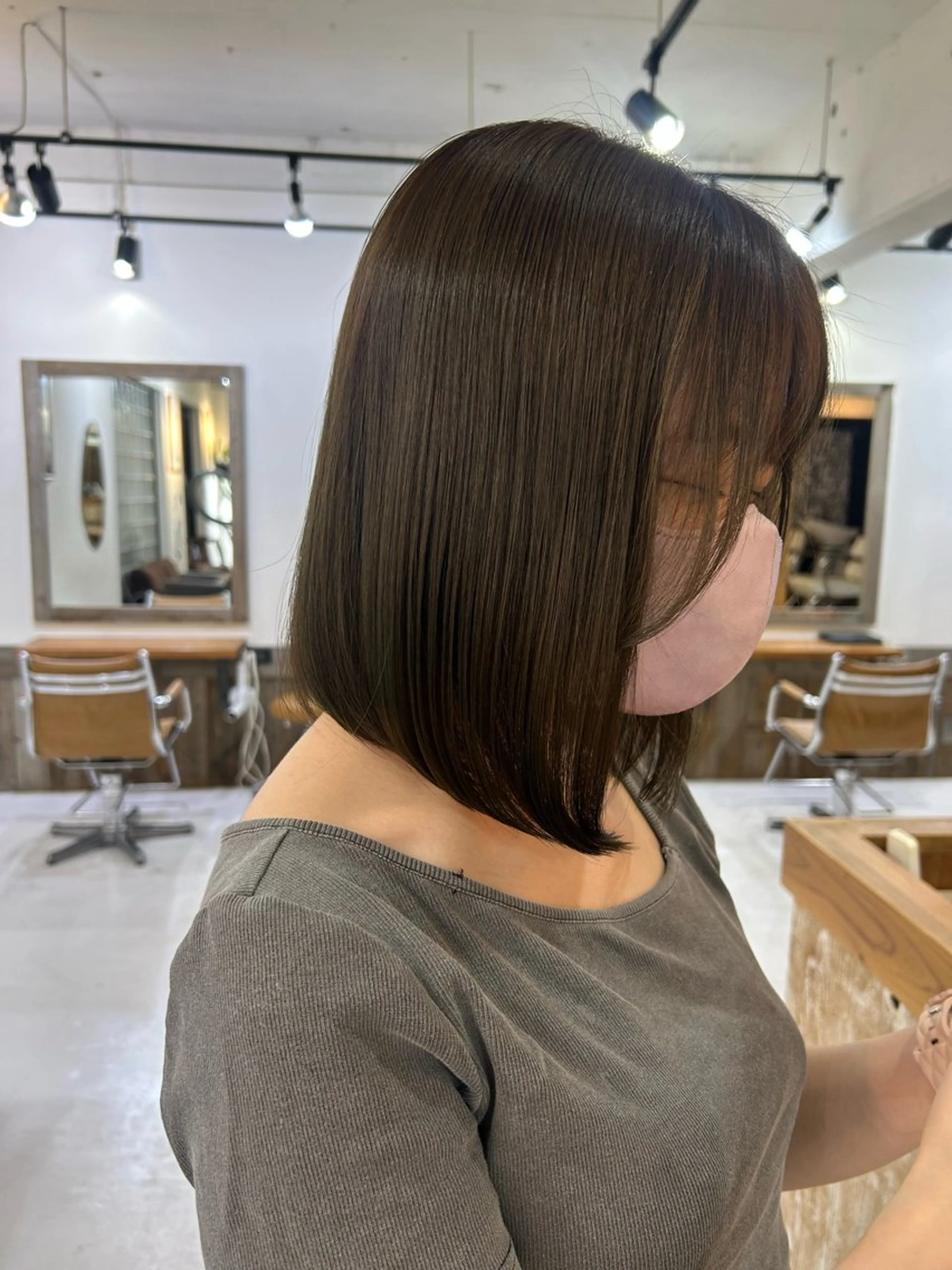 ミディアム kith.hair&make所属・🌷無料ボブ カットモデル🌷雅のヘアスタイル