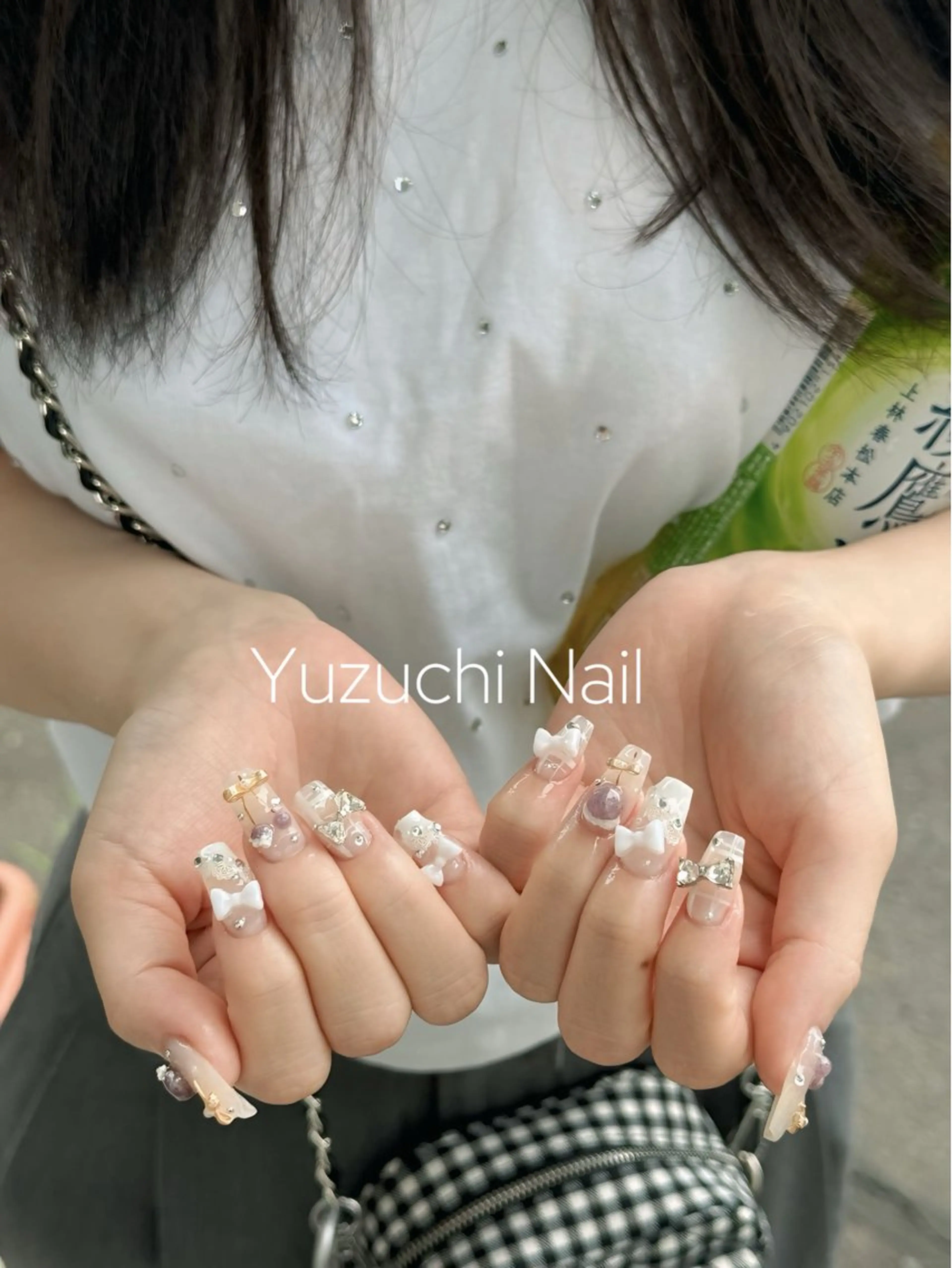 ネイル 夏ネイル ワンホンネイル ハンドネイル ハンドケア Yuzuchi Nailのネイルデザイン