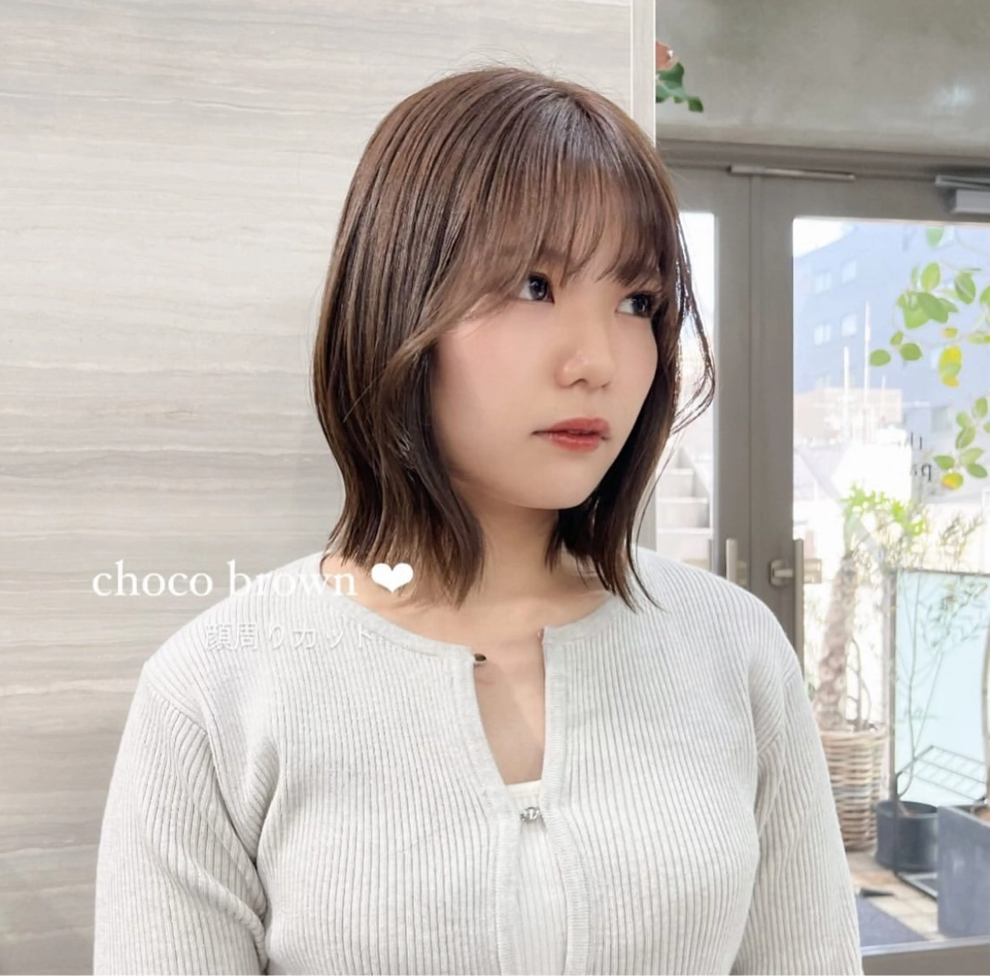 ショート カラー ナツミ/透明感カラー /酸性ストレートのヘアスタイル