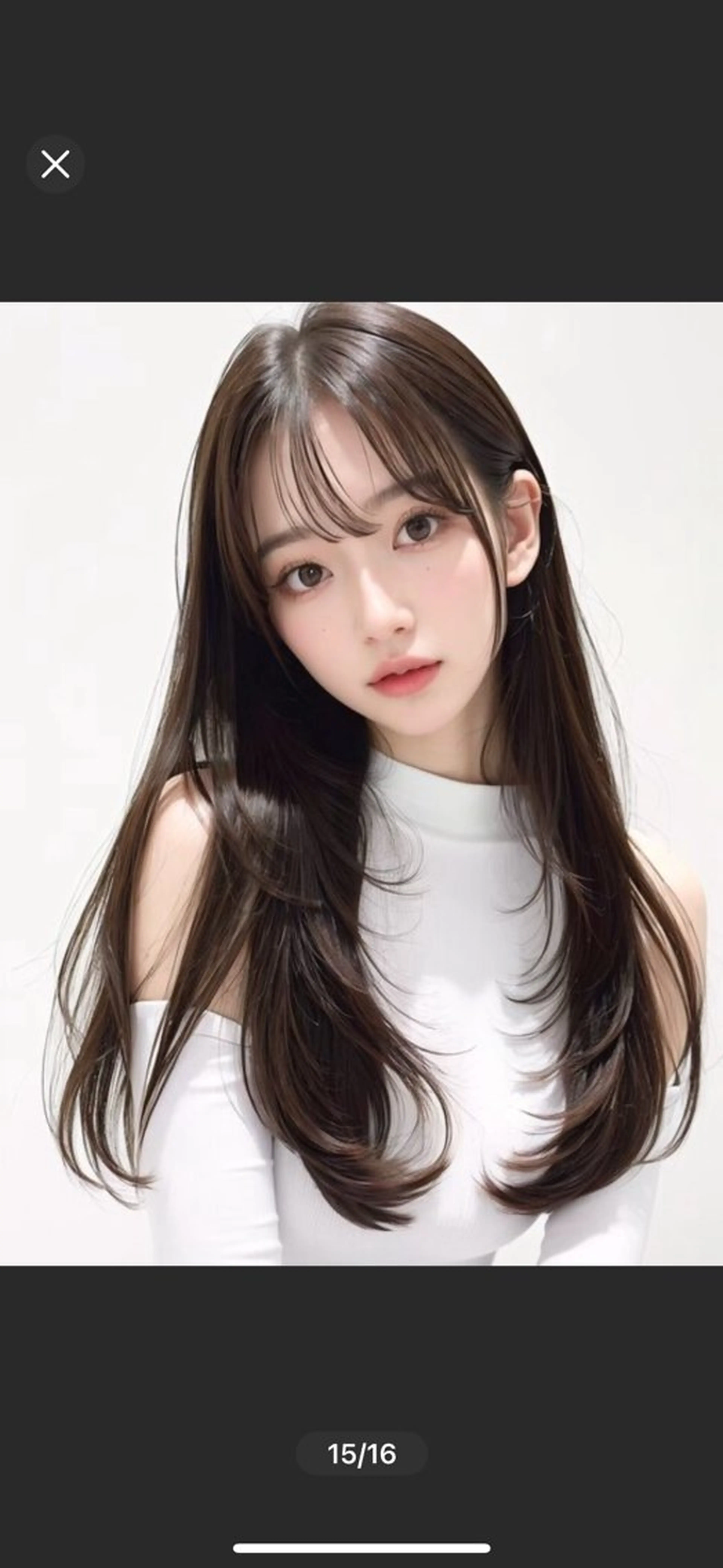 ロング カット ヘアカラー トリートメント ️❤️透明感カラー Yūka❤️のヘアスタイル