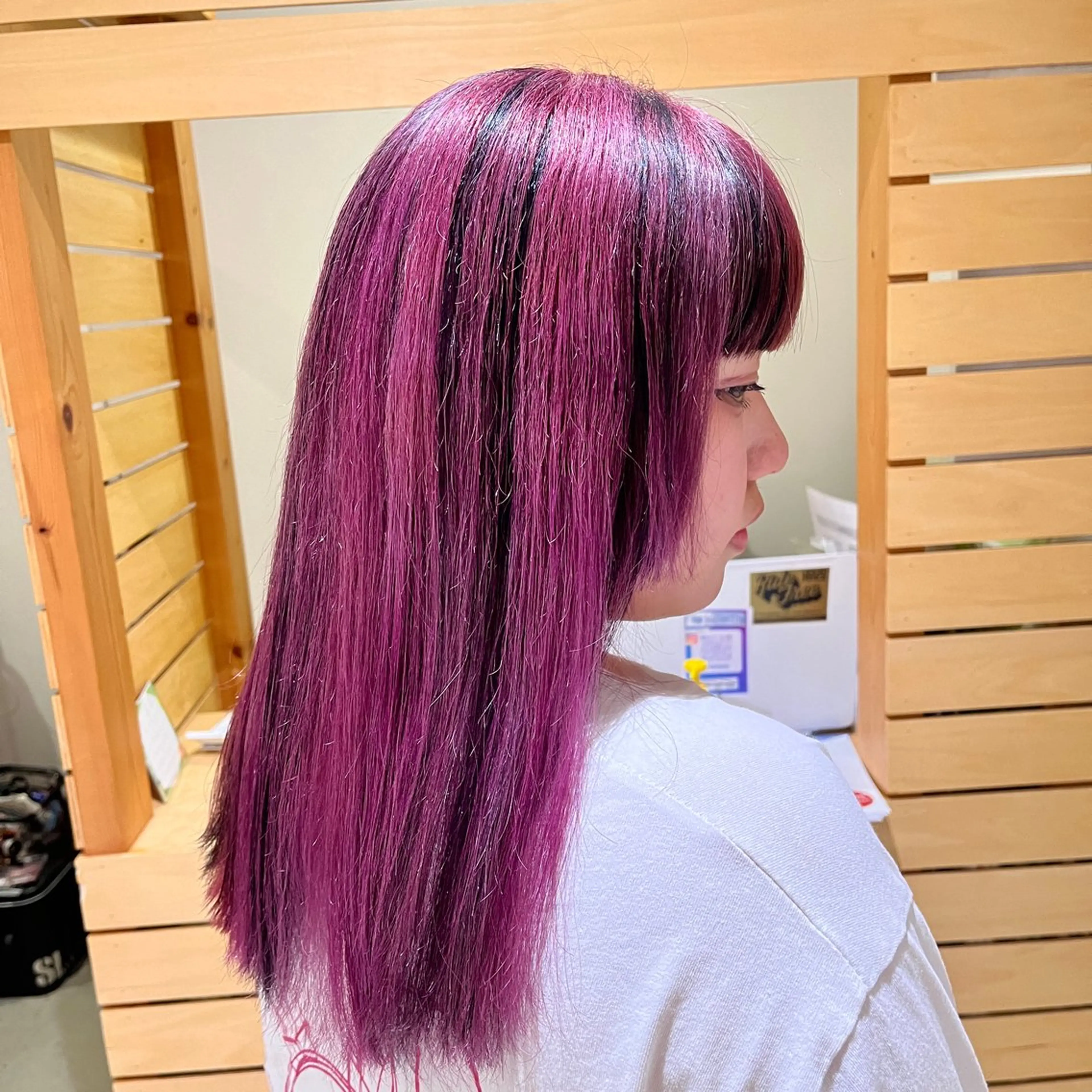 セミロング カラー ブリーチ ヘアカラー トリートメント RUBEUS【ルベウス】所属・✨艶々カラー🎨 杉本賢人のヘアスタイル