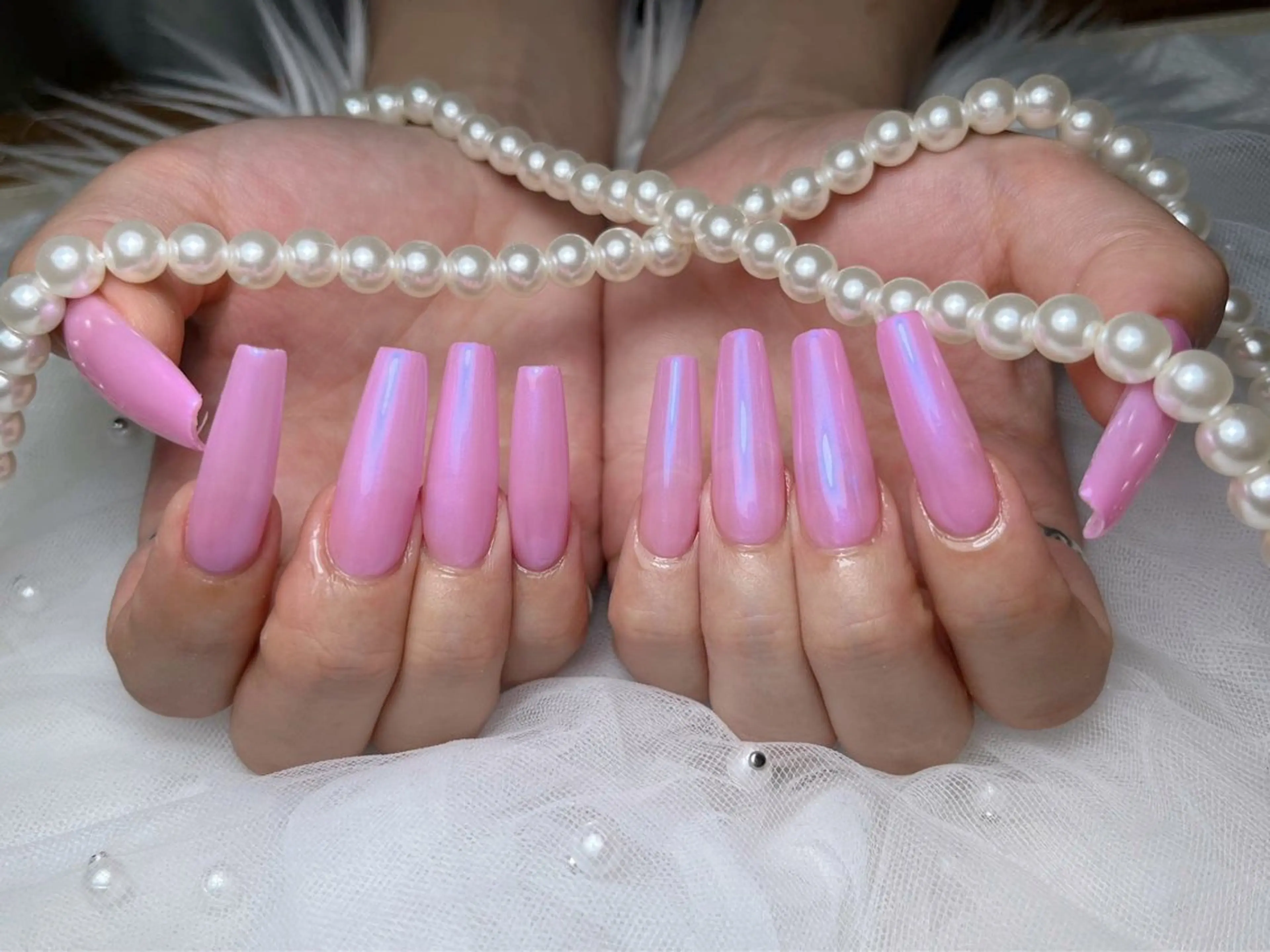 ネイル ロングネイル ハンドネイル lucky nail 歌舞伎町のネイルデザイン