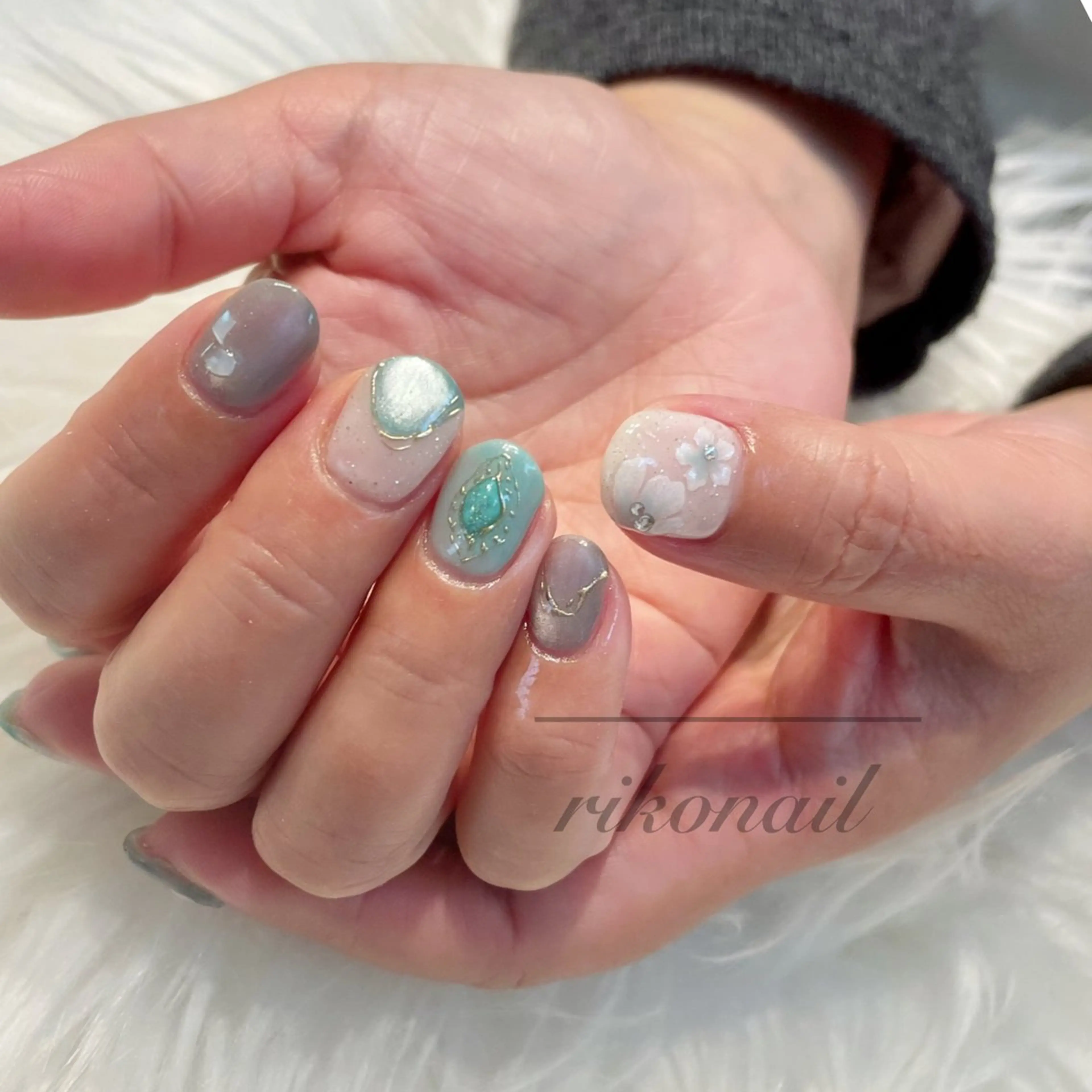 ネイル ハンドネイル riko nailのネイルデザイン