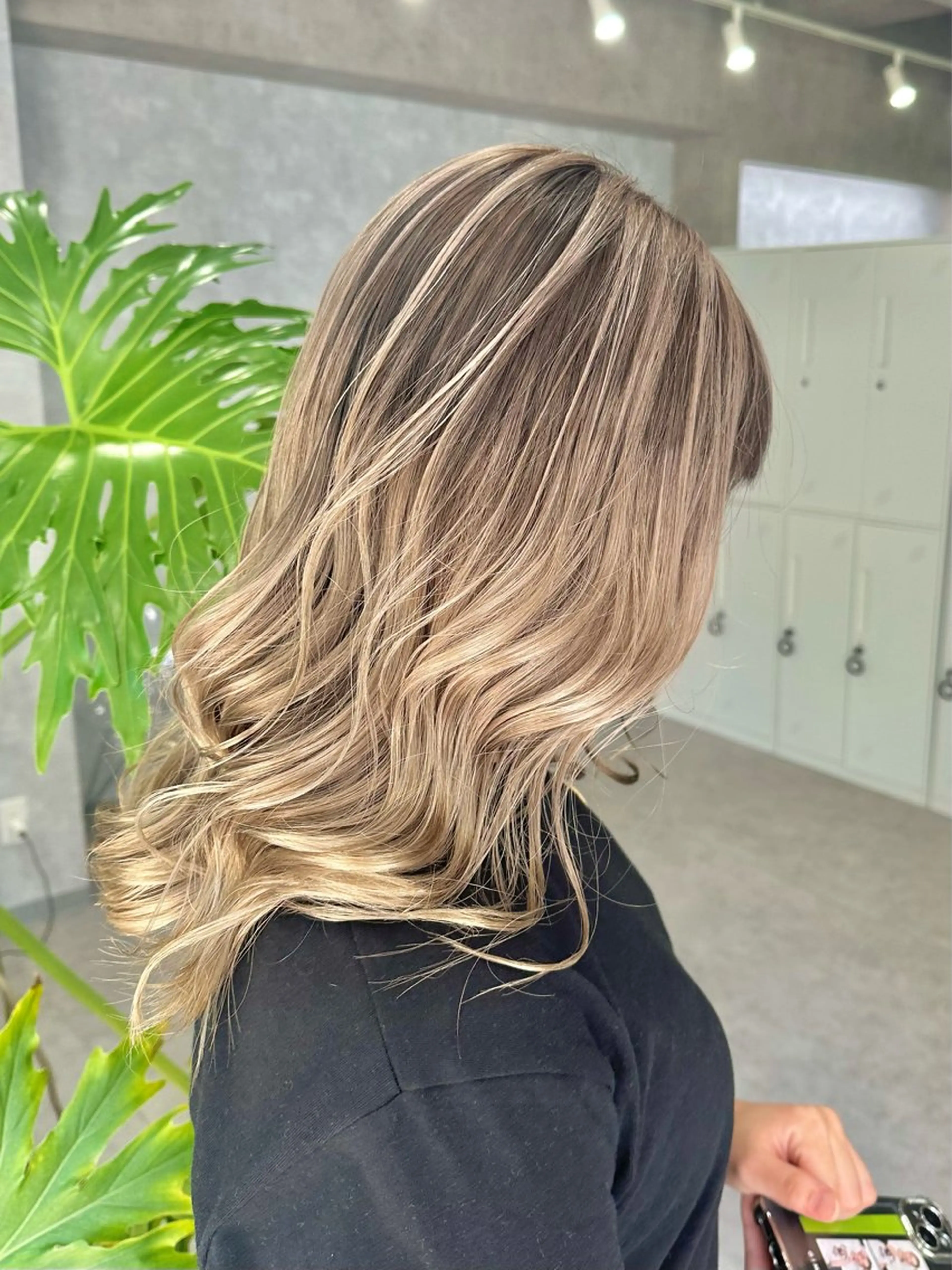 セミロング カラー Libelle hair salonのヘアスタイル