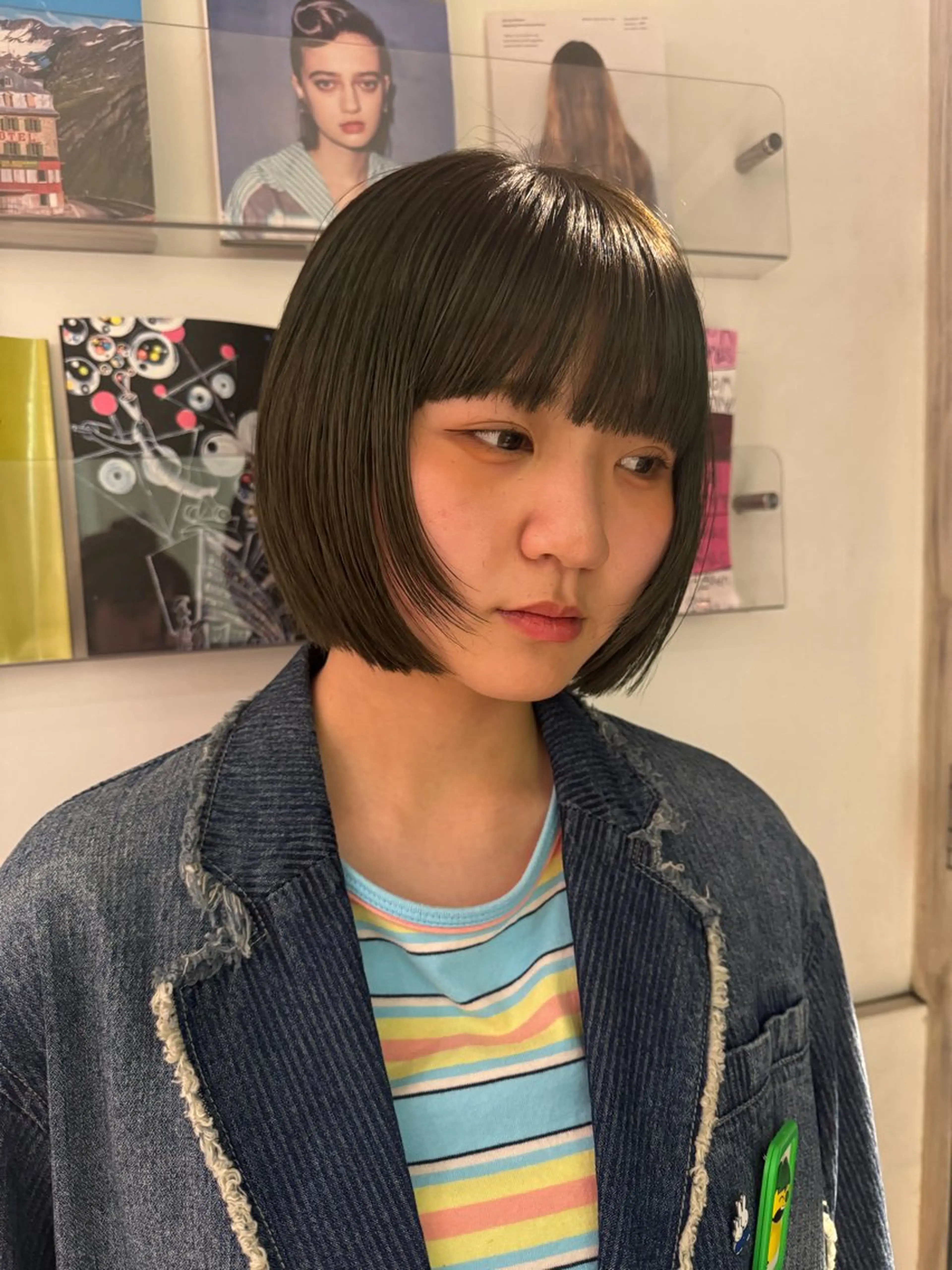 ミディアム カット 今泉/KAI🦓艶髪 ボブ/ミニボブのヘアスタイル