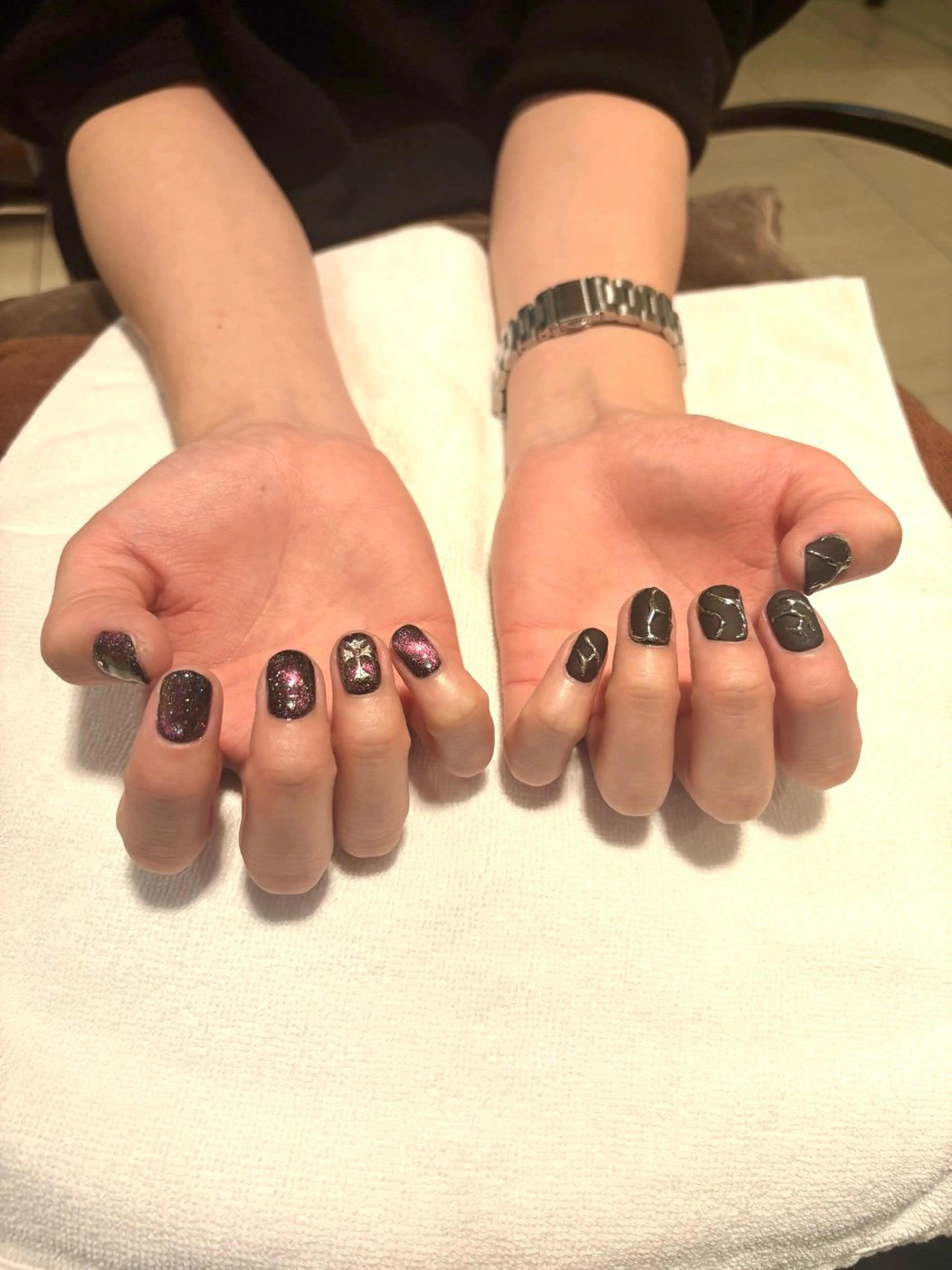 ネイル マットネイル メンズネイル ハンドネイル Of  hair宮崎台店所属・菊池 菜月のヘアスタイル