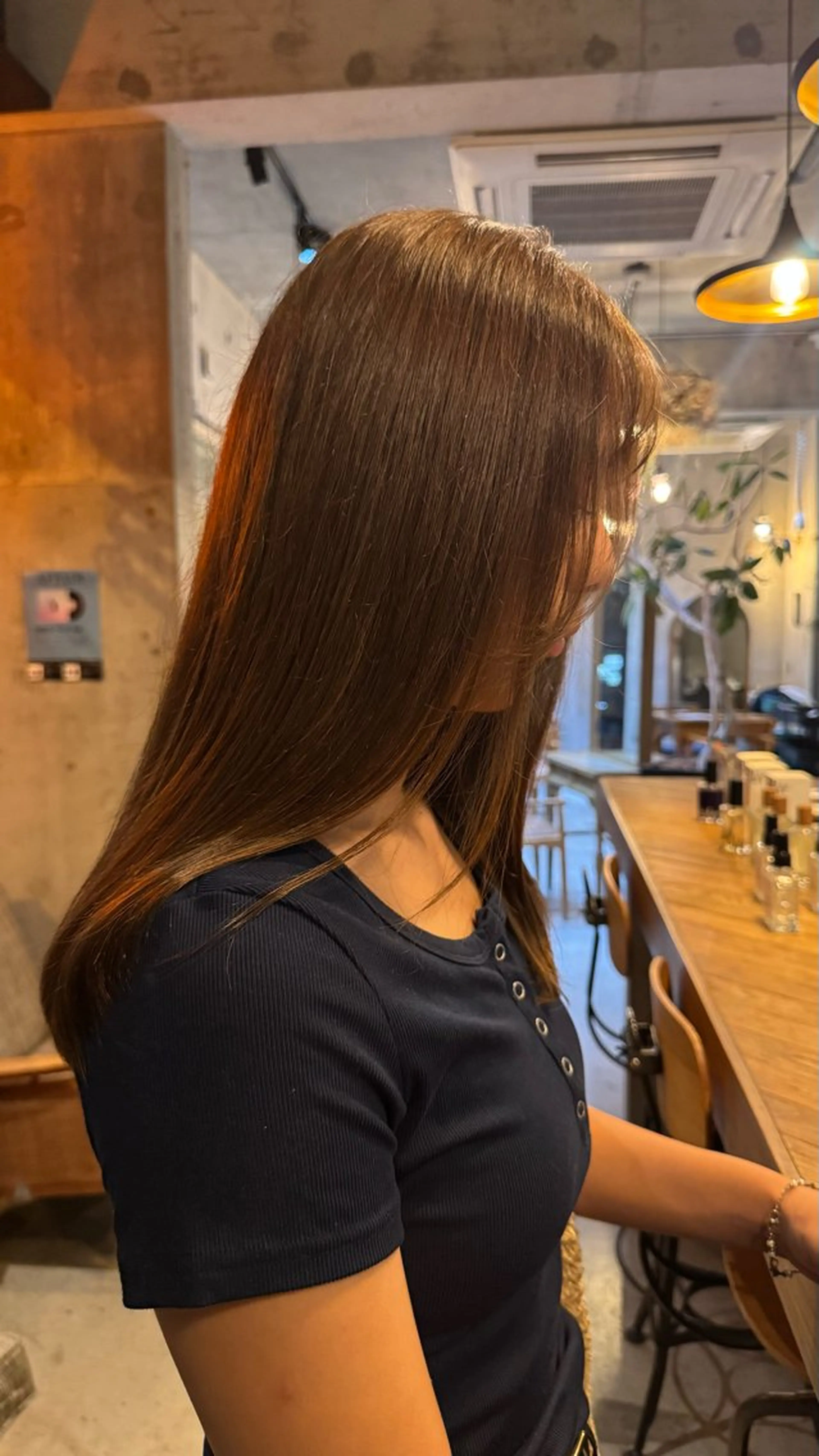 ロング カラー 山城 夢真のヘアスタイル