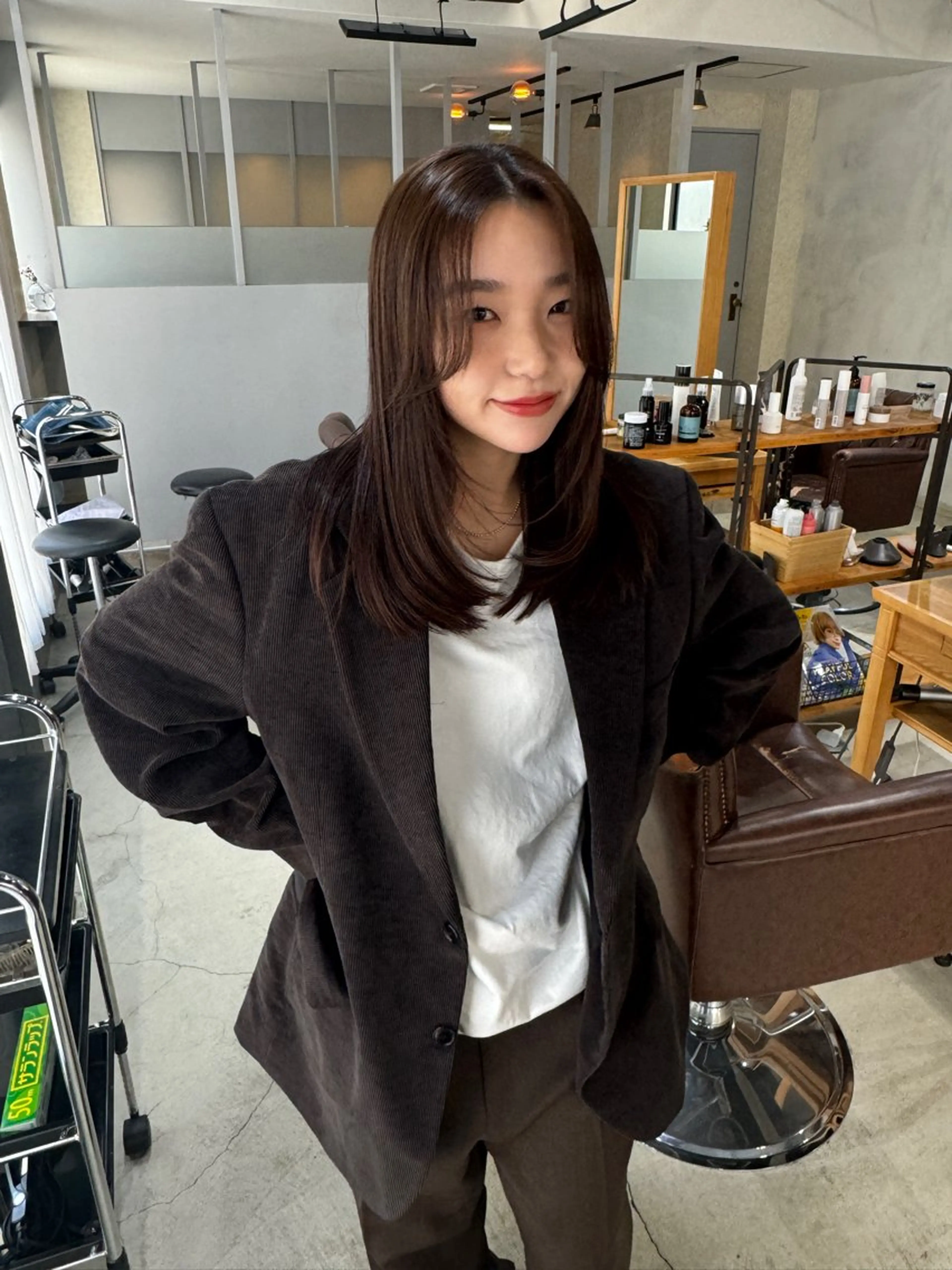 ロング 加藤 悠真のヘアスタイル