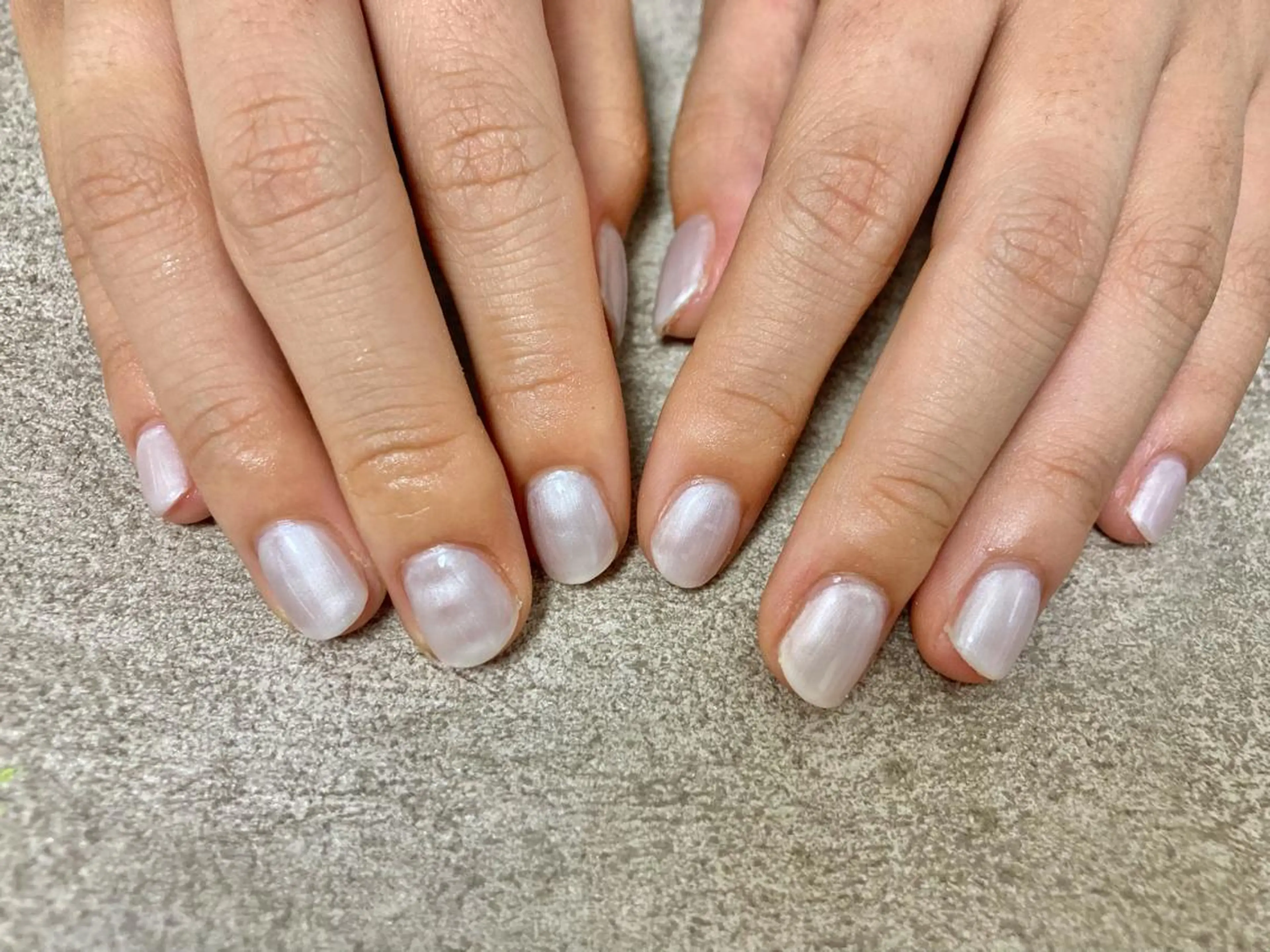 ネイル ワンカラーネイル ハンドネイル Mogu nail 二子玉川のネイルデザイン