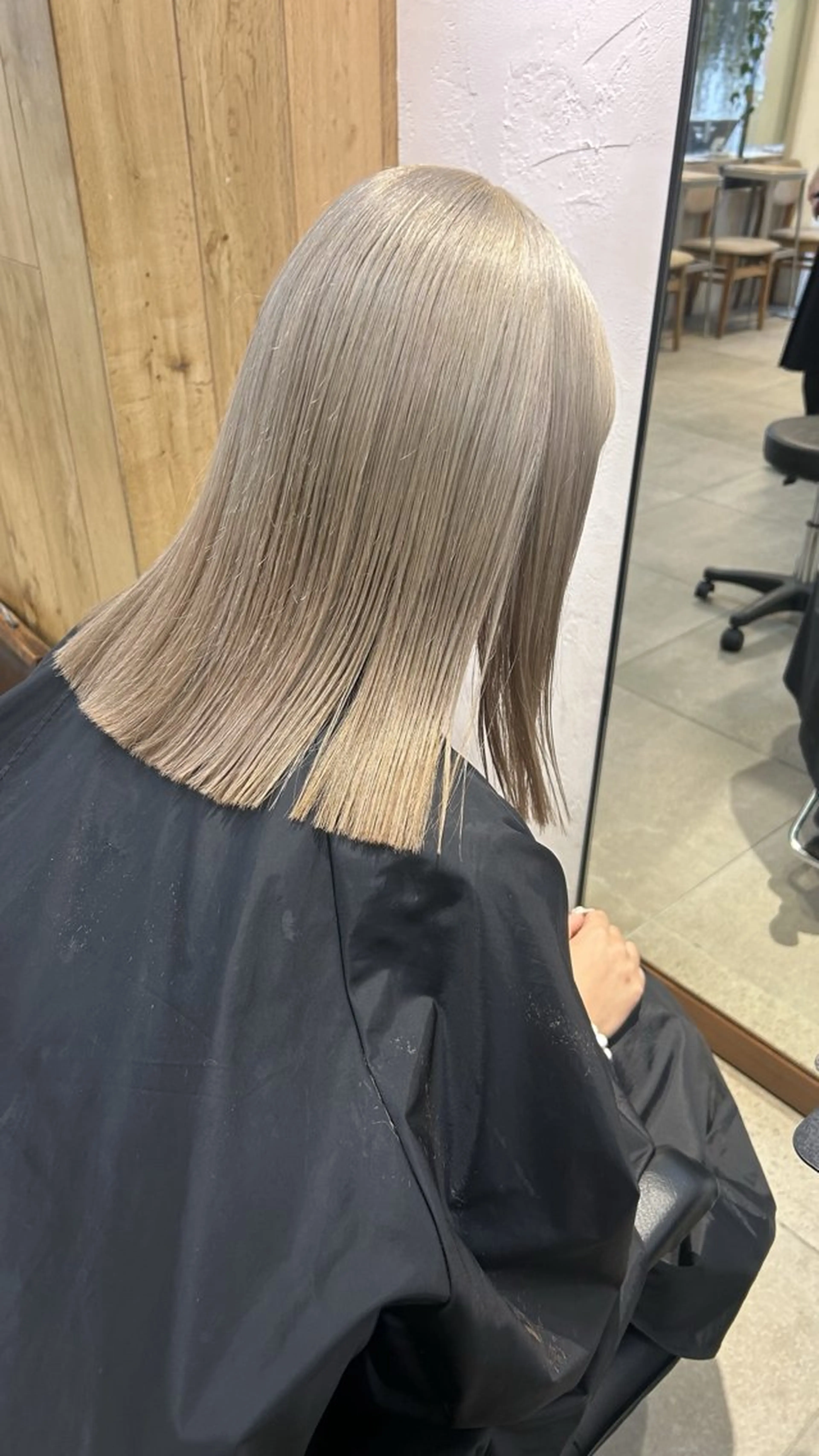 ミディアム カラー ヘアカラー トリートメント じゅわっと暖色カラー 🍊Moemiのヘアスタイル