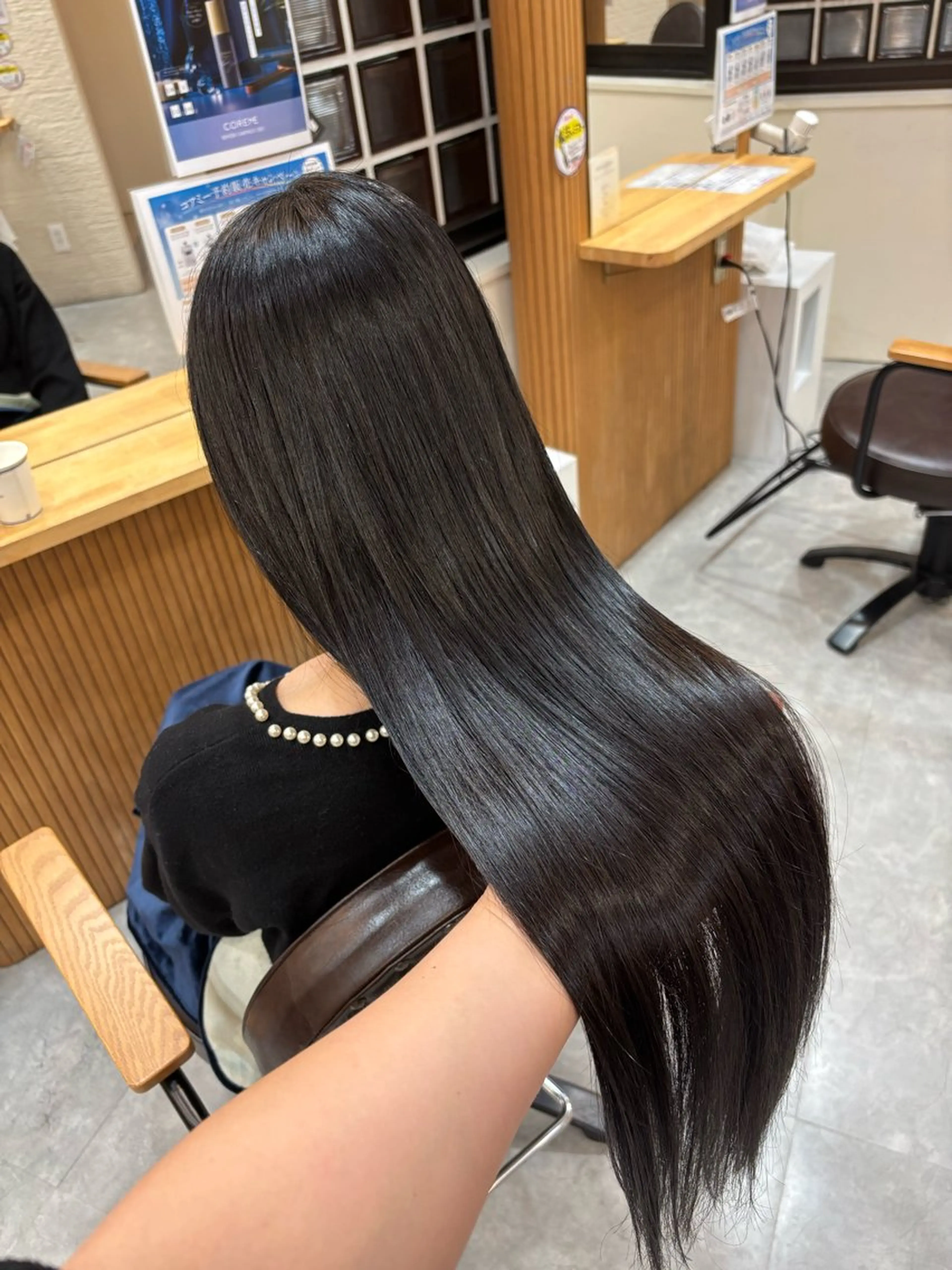 ロング パーマ 縮毛矯正 ROPE 💎かなみ💎のヘアスタイル