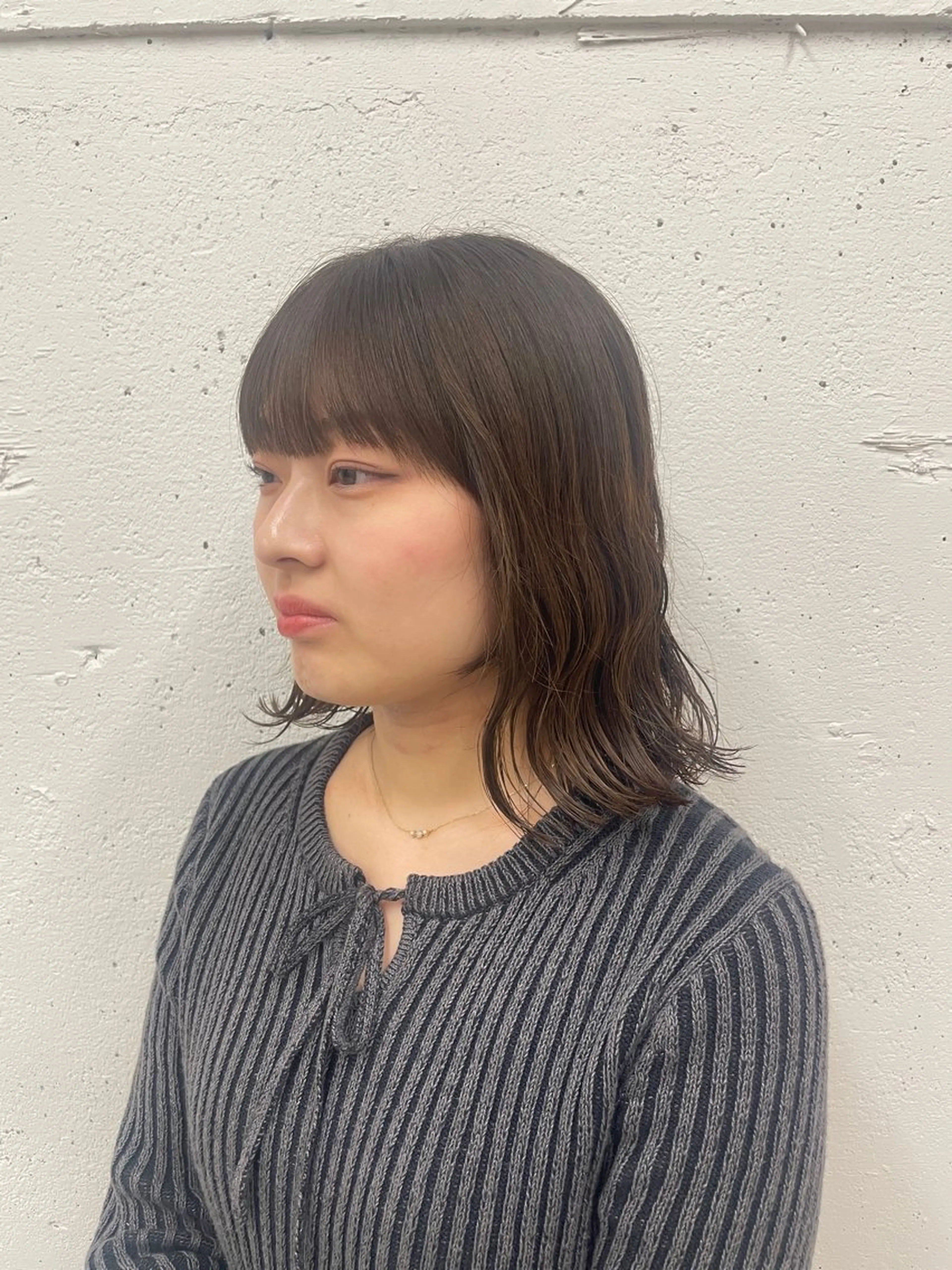 ミディアム パーマ ミディアムパーマ suzu 🤍 【 grace 】のヘアスタイル