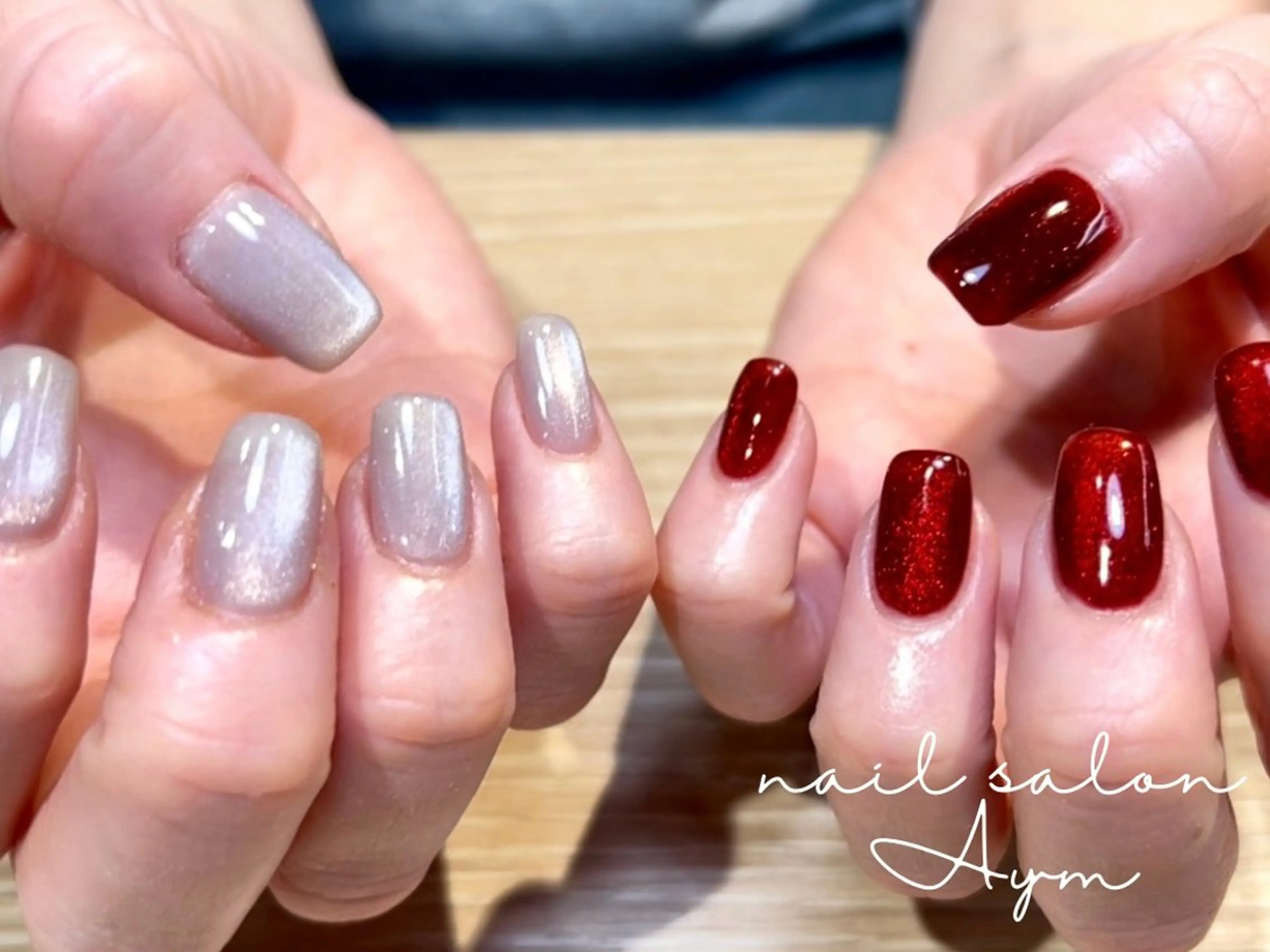 ネイル マグネットネイル ハンドネイル nail salon  Aym所属・nail salon Aymのネイルデザイン