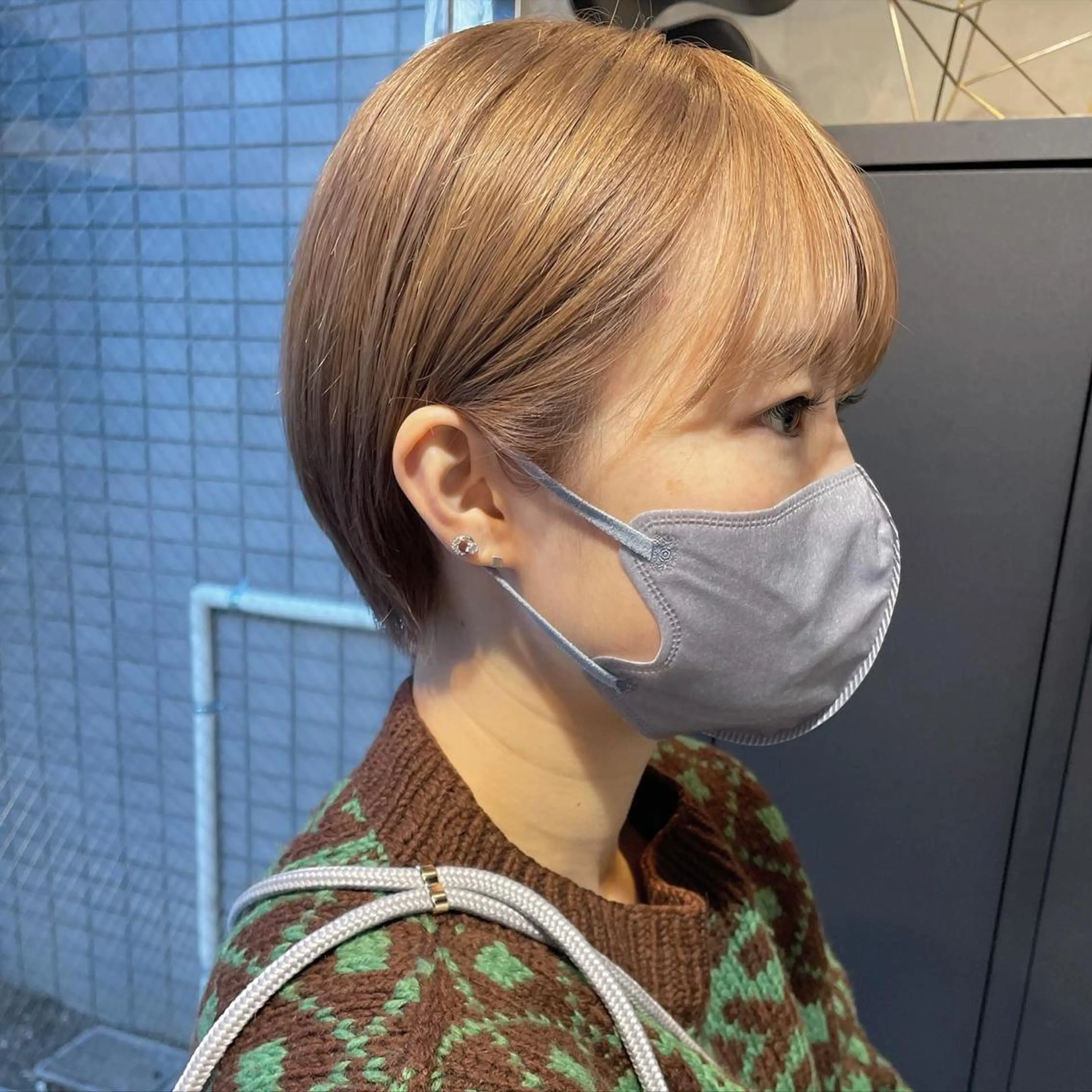 ショート カラー ヘアカラー ヤマモト マイのヘアスタイル