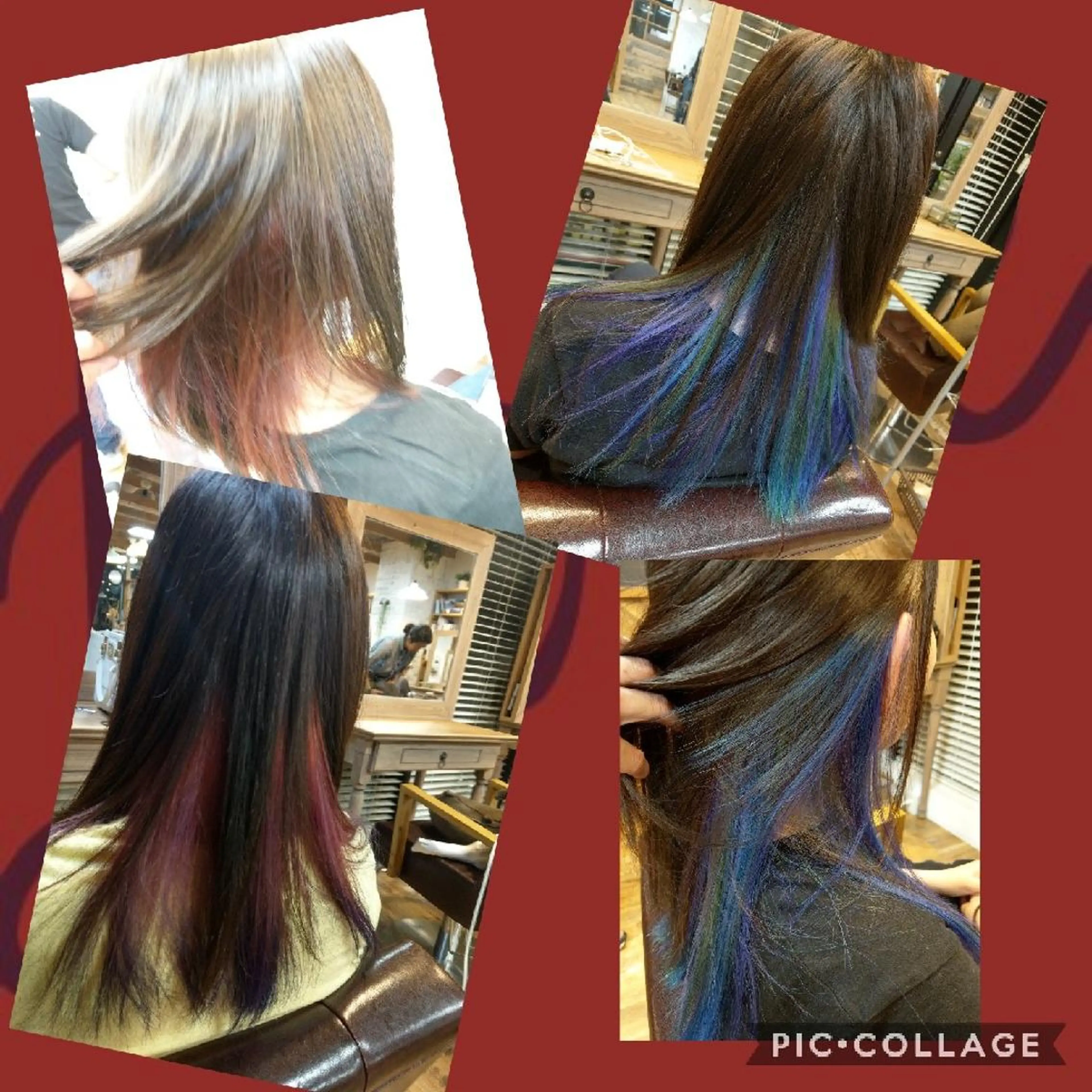 デザインインナーヘアカラーの写真